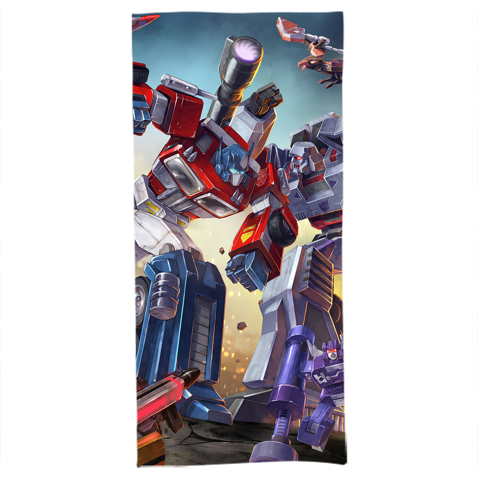 （画像用） Transformers トランスフォーマー 大判バスタオル 70×140cm 吸水速乾 柔らかい肌触り