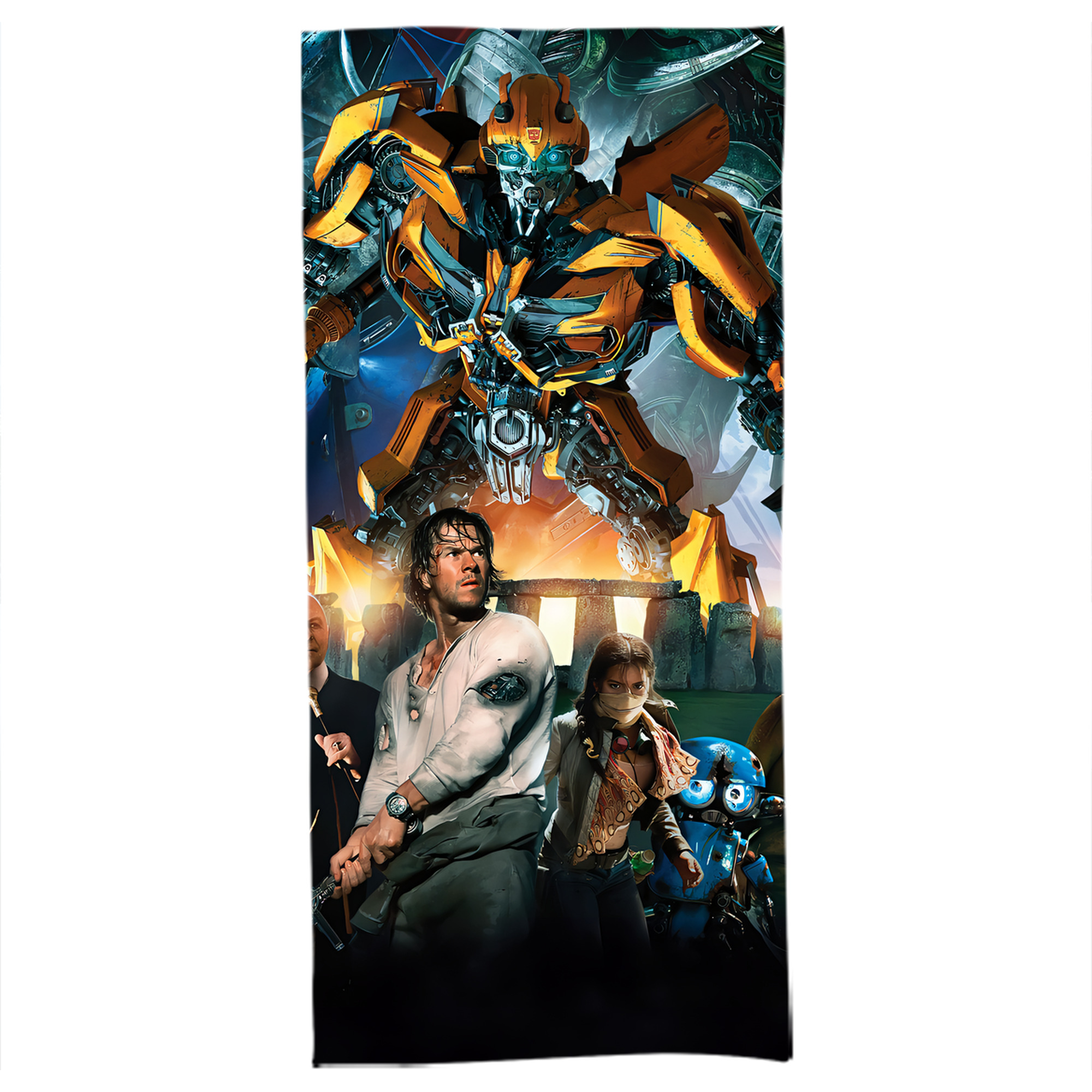 （画像用） Transformers トランスフォーマー 大判バスタオル 70×140cm 吸水速乾 柔らかい肌触り