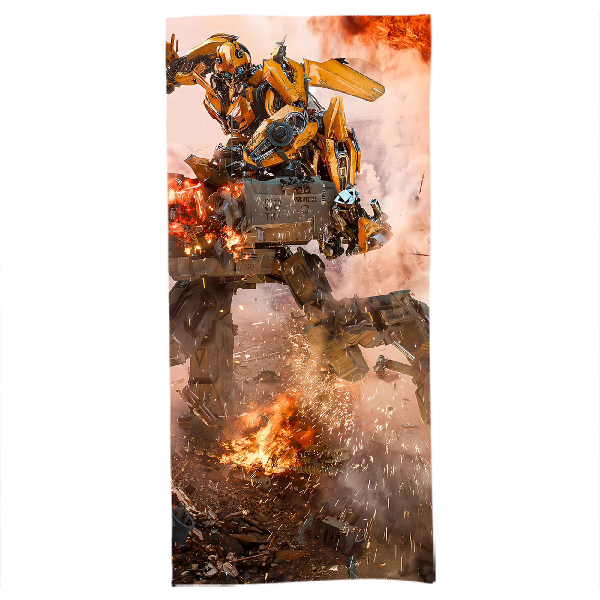 （画像用） Transformers トランスフォーマー 大判バスタオル 70×140cm 吸水速乾 柔らかい肌触り