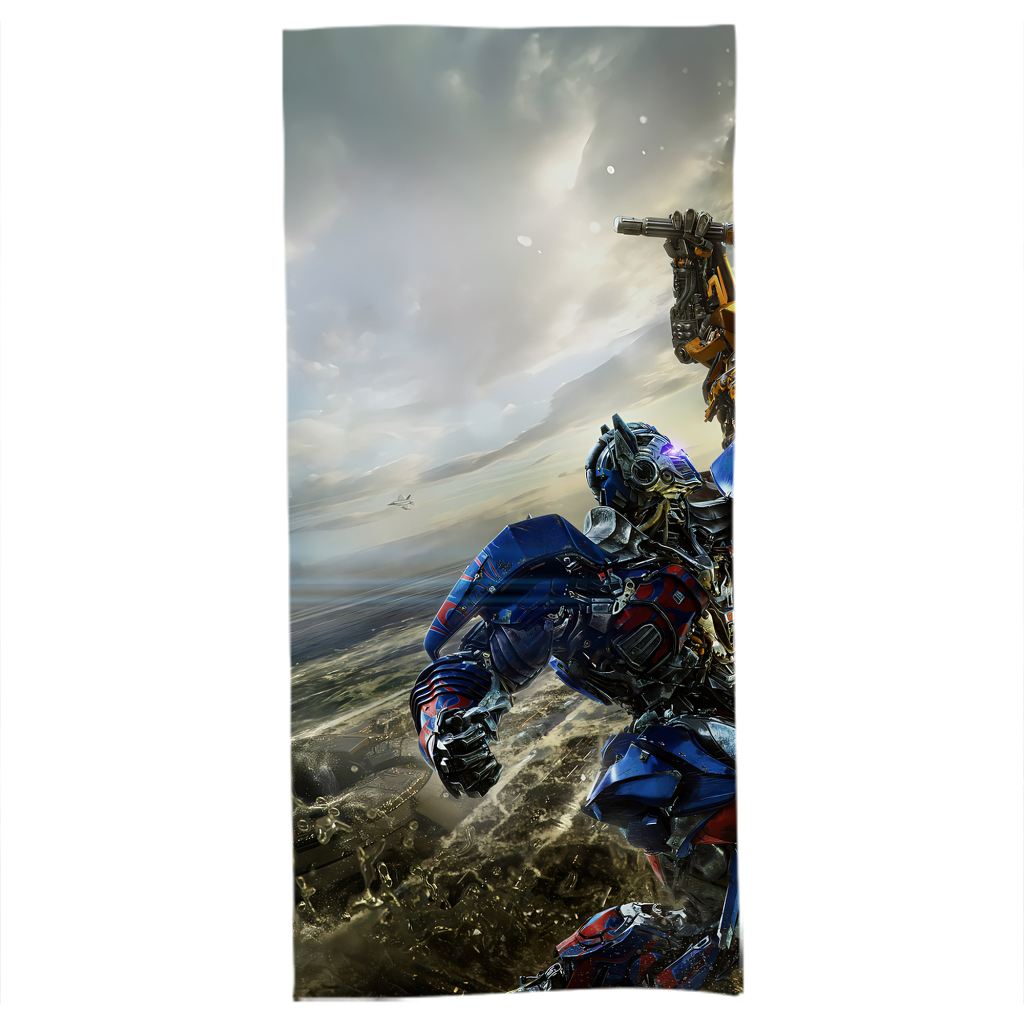 （画像用） Transformers トランスフォーマー 大判バスタオル 70×140cm 吸水速乾 柔らかい肌触り