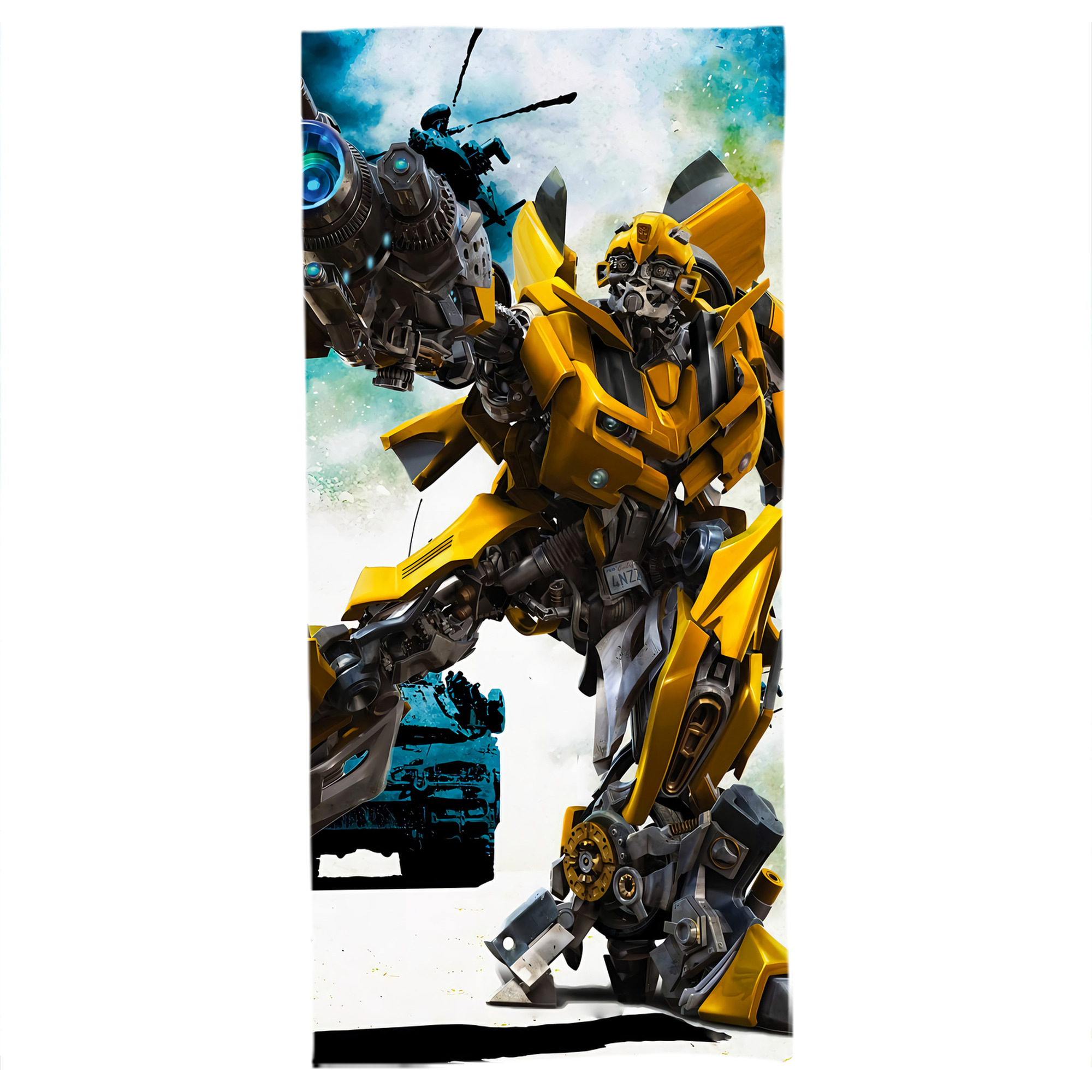 （画像用） Transformers トランスフォーマー 大判バスタオル 70×140cm 吸水速乾 柔らかい肌触り