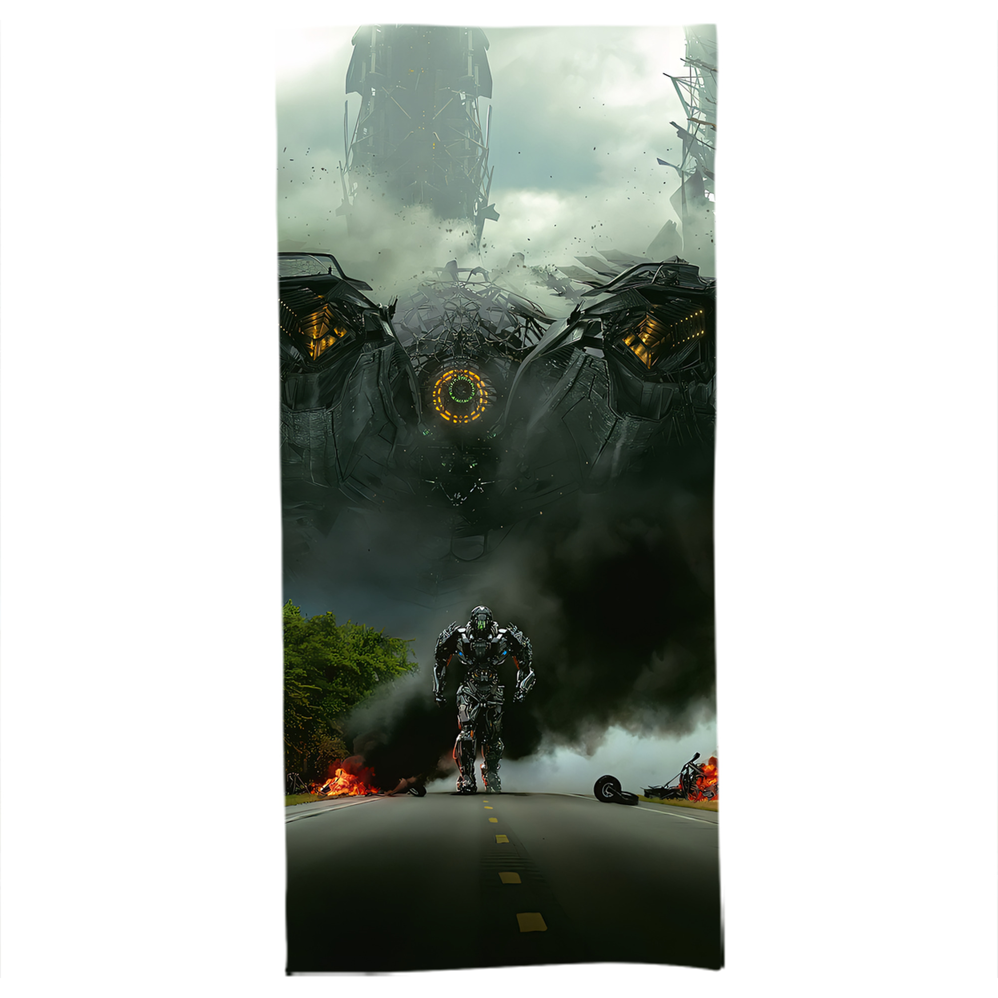 （画像用） Transformers トランスフォーマー 大判バスタオル 70×140cm 吸水速乾 柔らかい肌触り