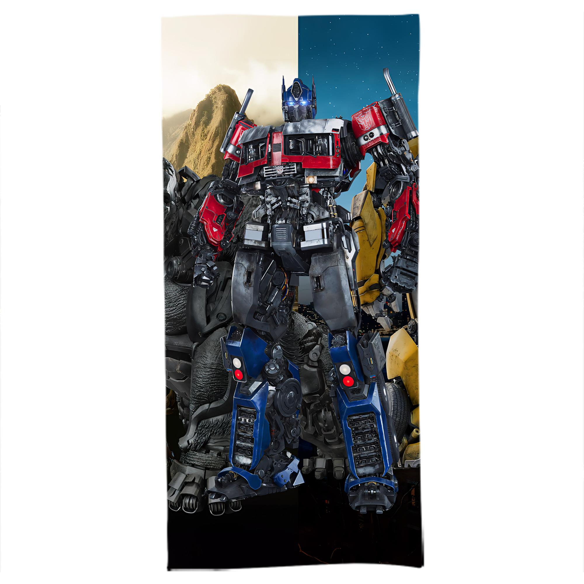 （画像用） Transformers トランスフォーマー 大判バスタオル 70×140cm 吸水速乾 柔らかい肌触り