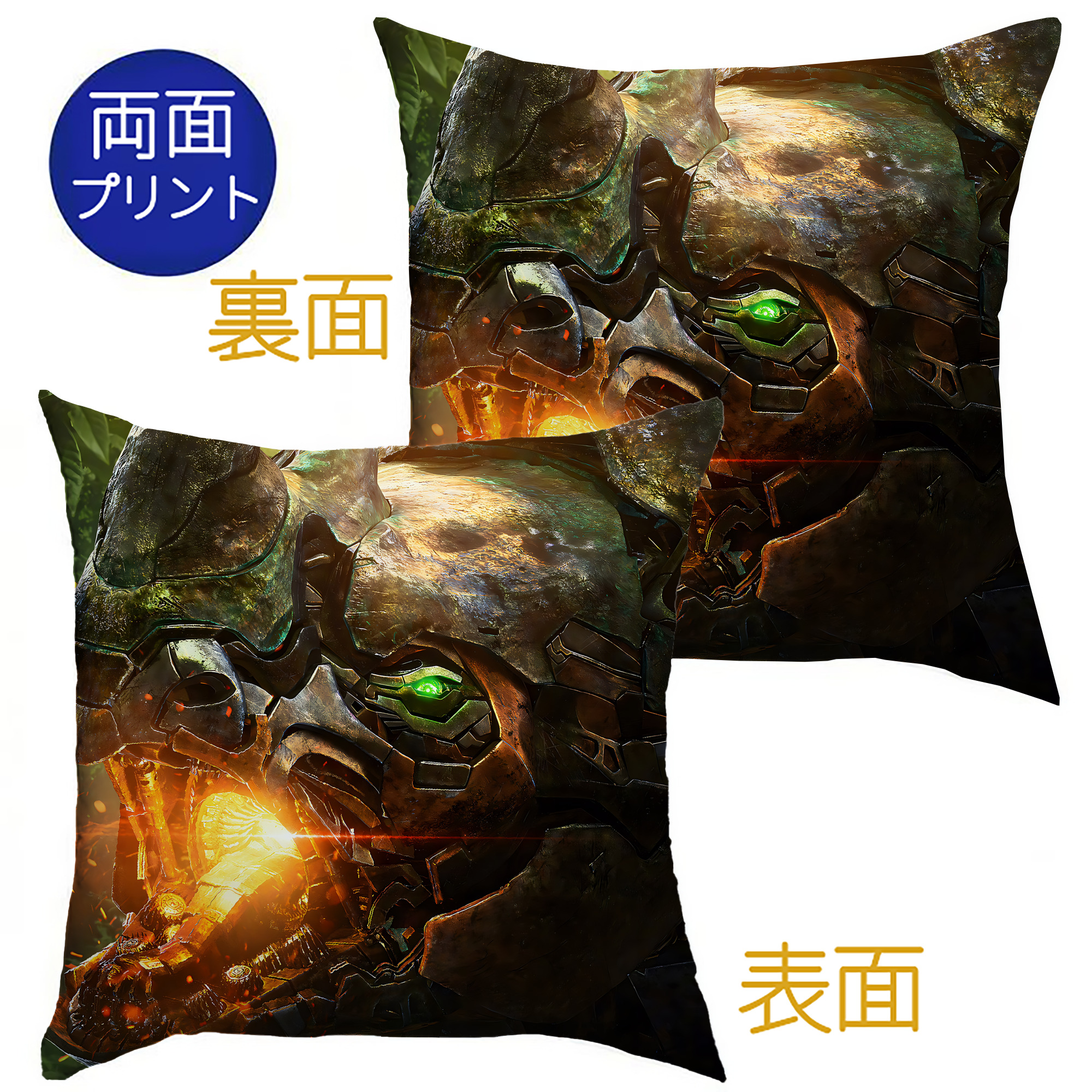 （画像用） Transformers トランスフォーマー クッションカバー＆本体セット（ポリエステル素材）