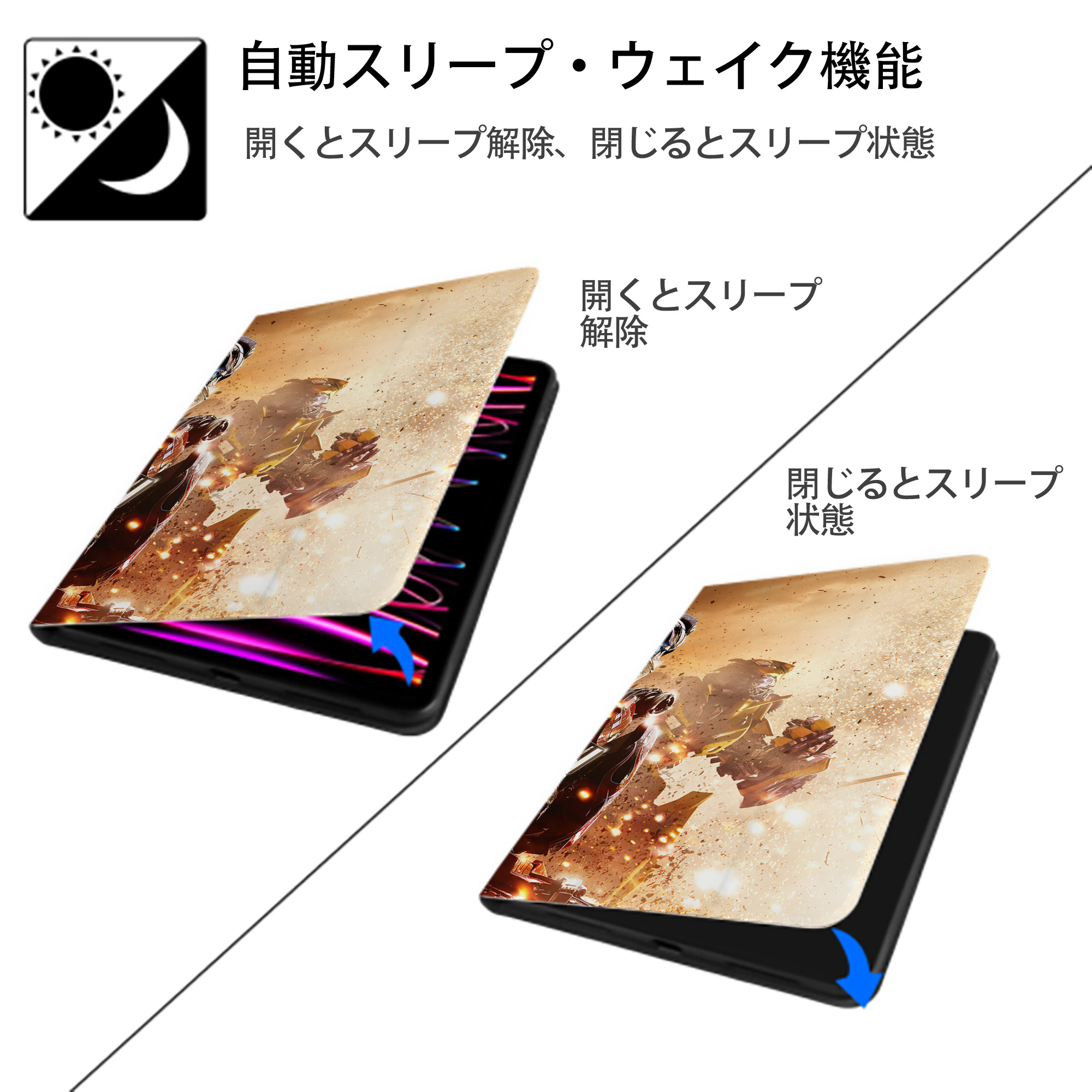Transformers トランスフォーマー IPad ケース ブック型 PUレザー TPU 耐衝撃 軽量 薄型 ペン収納なし 全面保護 IPad 各モデル対応