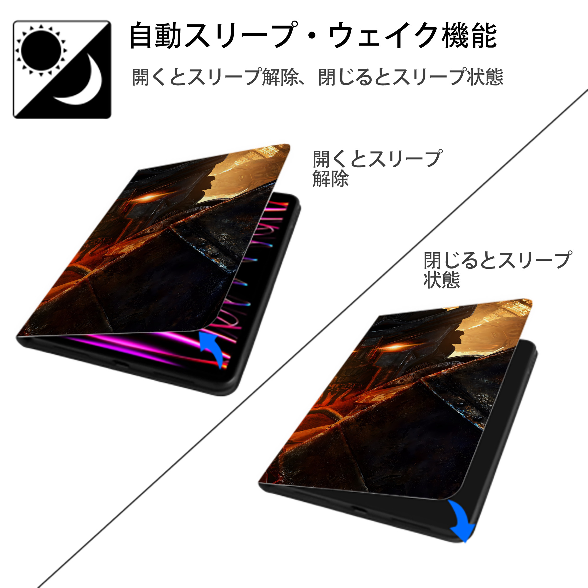 Transformers トランスフォーマー IPad ケース ブック型 PUレザー TPU 耐衝撃 軽量 薄型 ペン収納なし 全面保護 IPad 各モデル対応