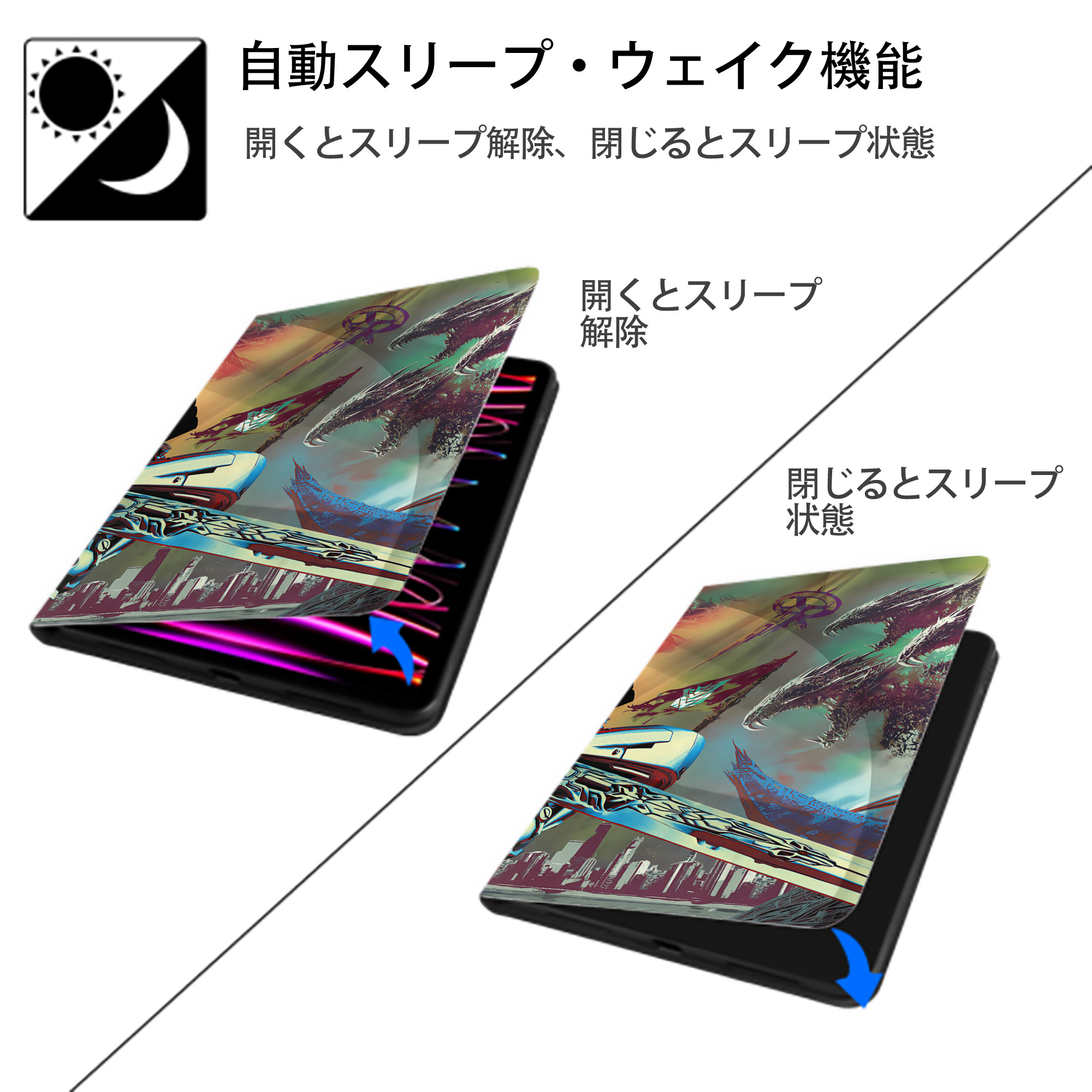 Transformers トランスフォーマー IPad ケース ブック型 PUレザー TPU 耐衝撃 軽量 薄型 ペン収納なし 全面保護 IPad 各モデル対応