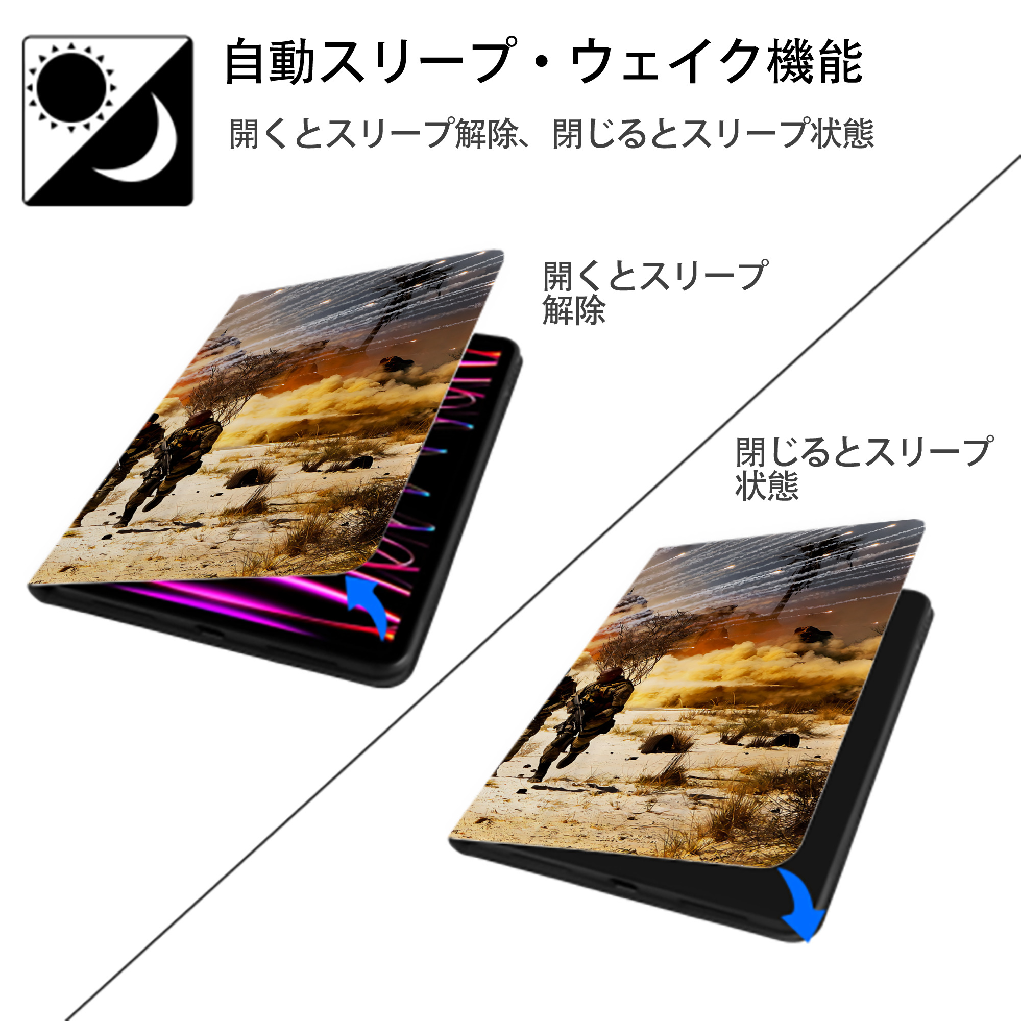 Transformers トランスフォーマー IPad ケース ブック型 PUレザー TPU 耐衝撃 軽量 薄型 ペン収納なし 全面保護 IPad 各モデル対応