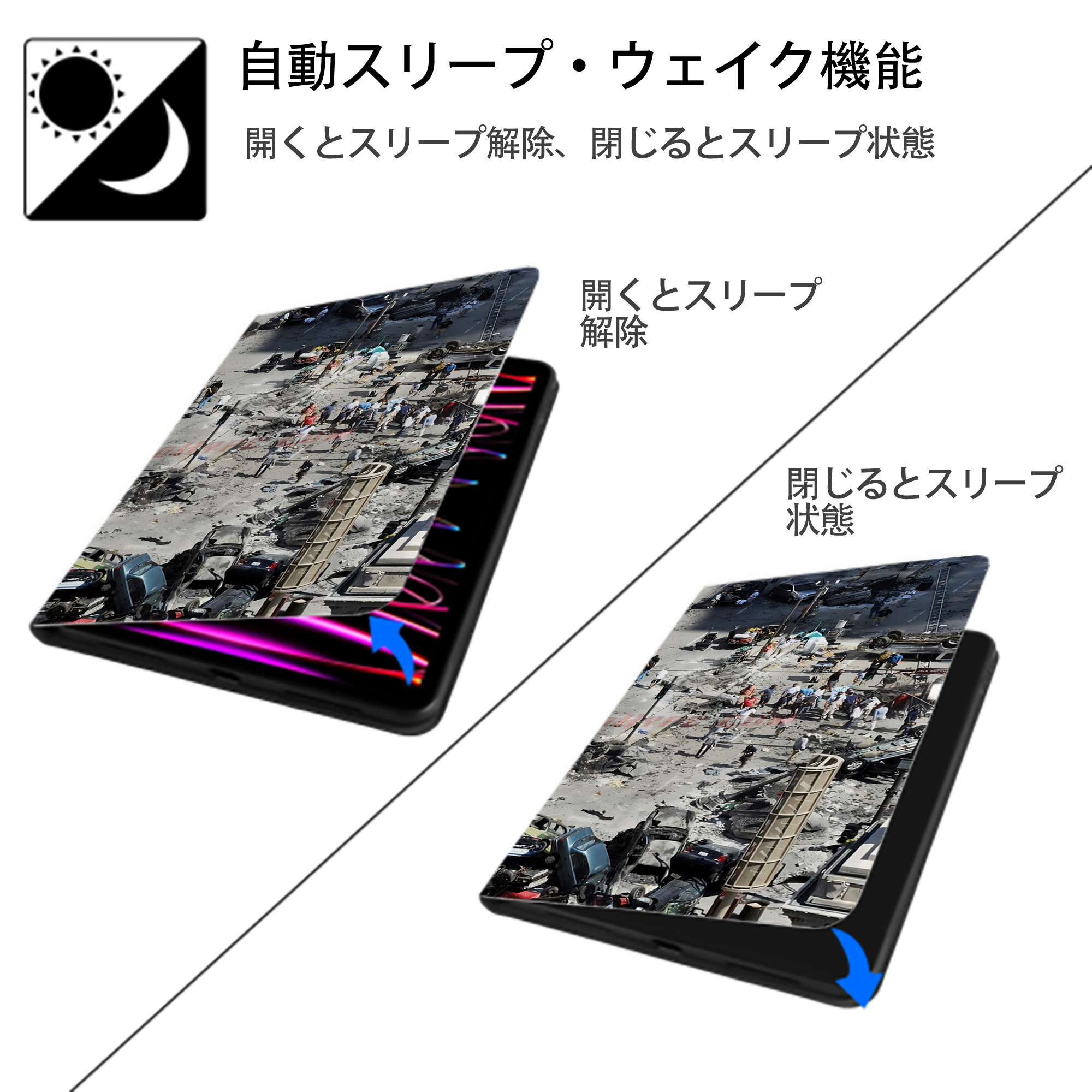 Transformers トランスフォーマー IPad ケース ブック型 PUレザー TPU 耐衝撃 軽量 薄型 ペン収納なし 全面保護 IPad 各モデル対応