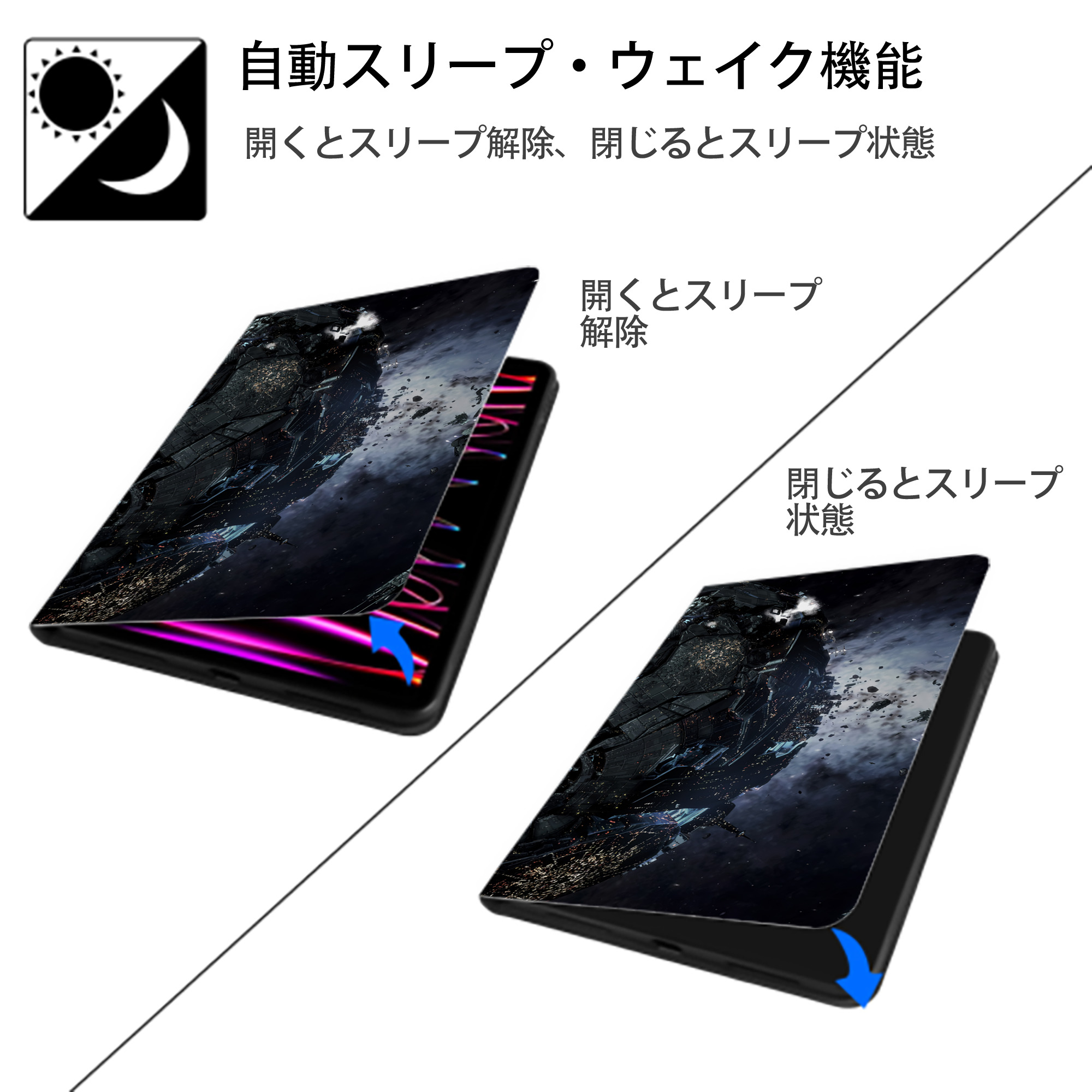 Transformers トランスフォーマー IPad ケース ブック型 PUレザー TPU 耐衝撃 軽量 薄型 ペン収納なし 全面保護 IPad 各モデル対応