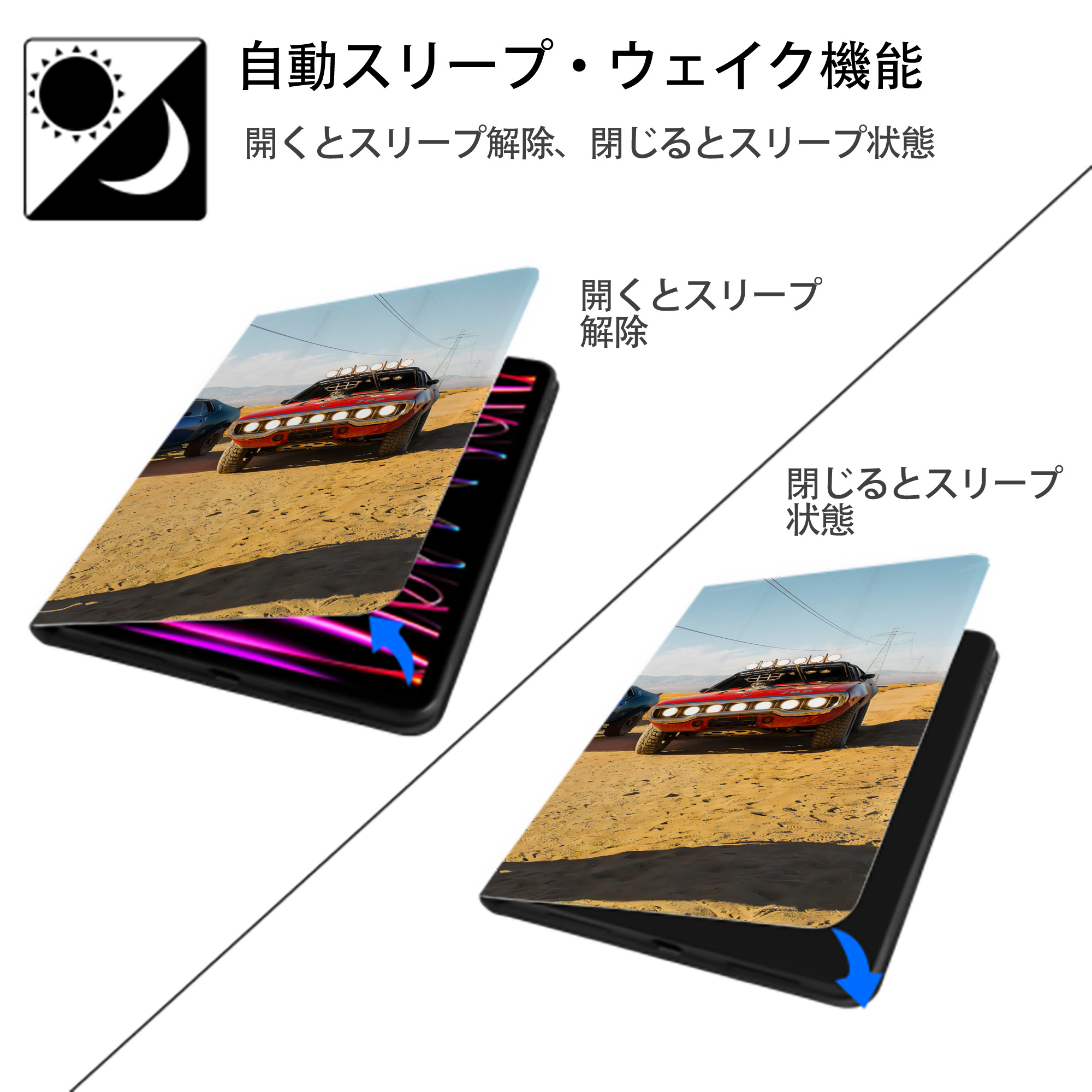 Transformers トランスフォーマー IPadケース ペンホルダー付き ブックスタイルデザイン