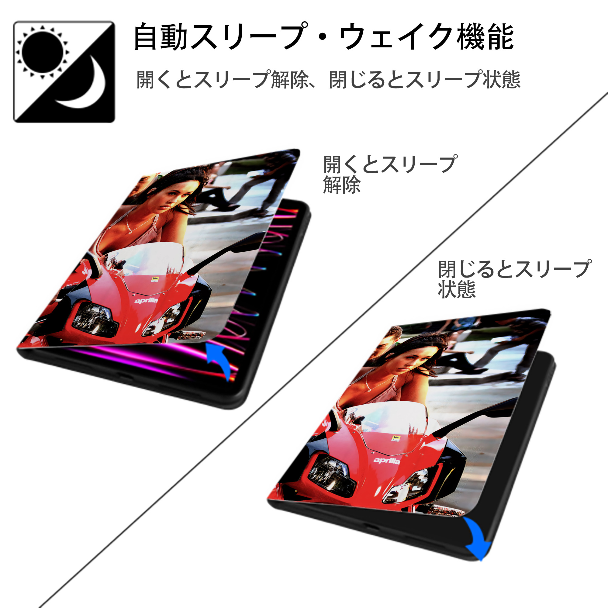 Transformers トランスフォーマー IPadケース ペンホルダー付き ブックスタイルデザイン
