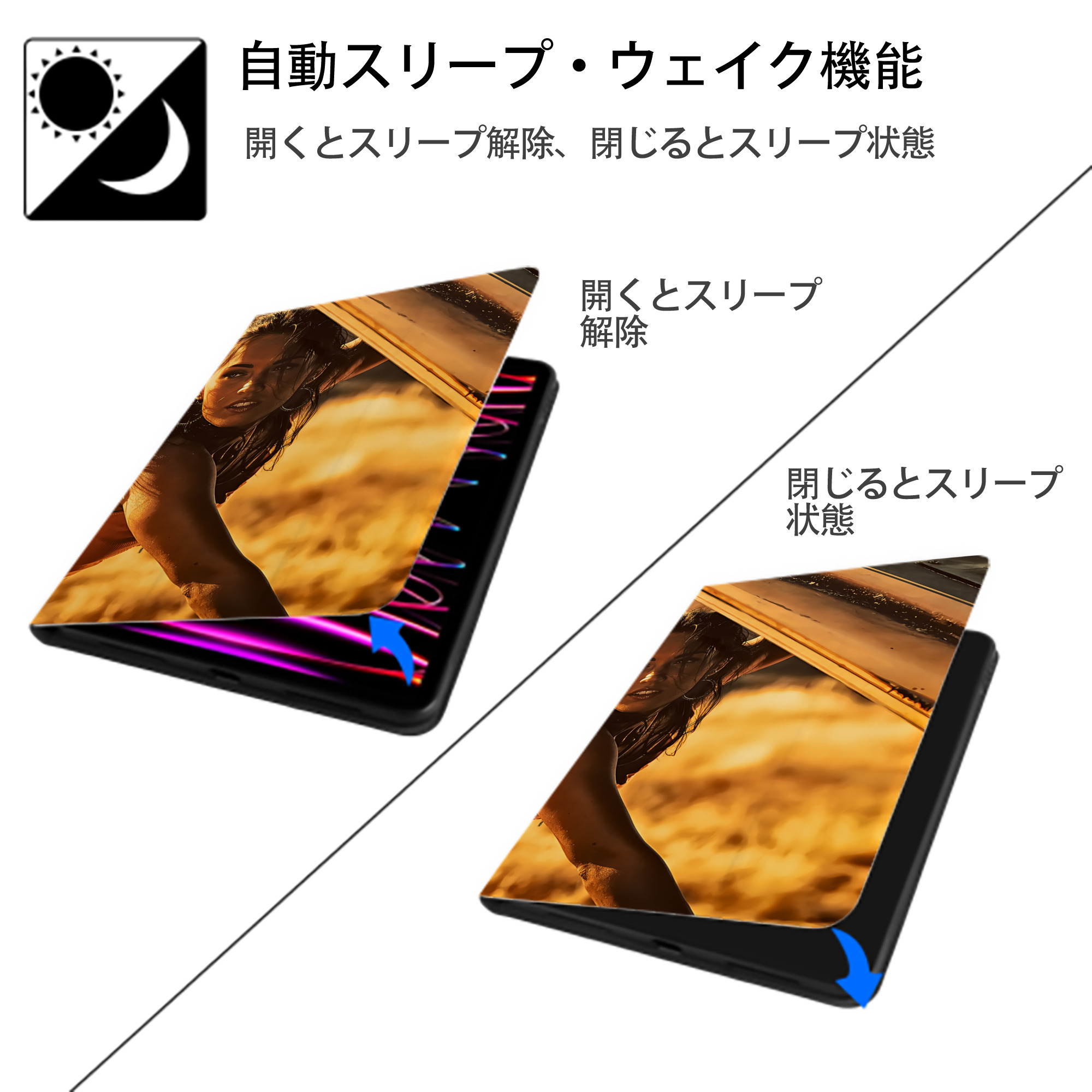 Transformers トランスフォーマー IPadケース ペンホルダー付き ブックスタイルデザイン