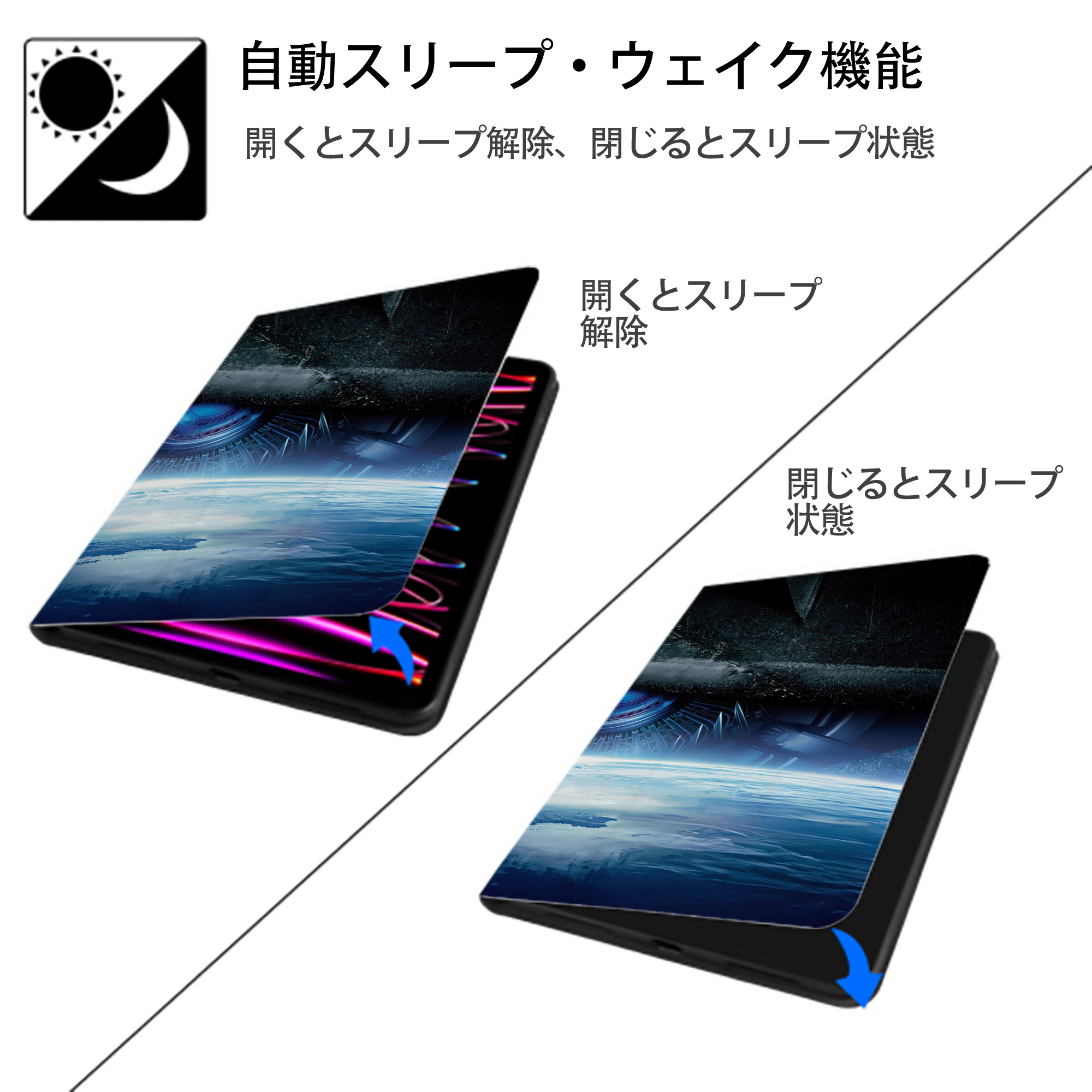 Transformers トランスフォーマー IPadケース ペンホルダー付き ブックスタイルデザイン