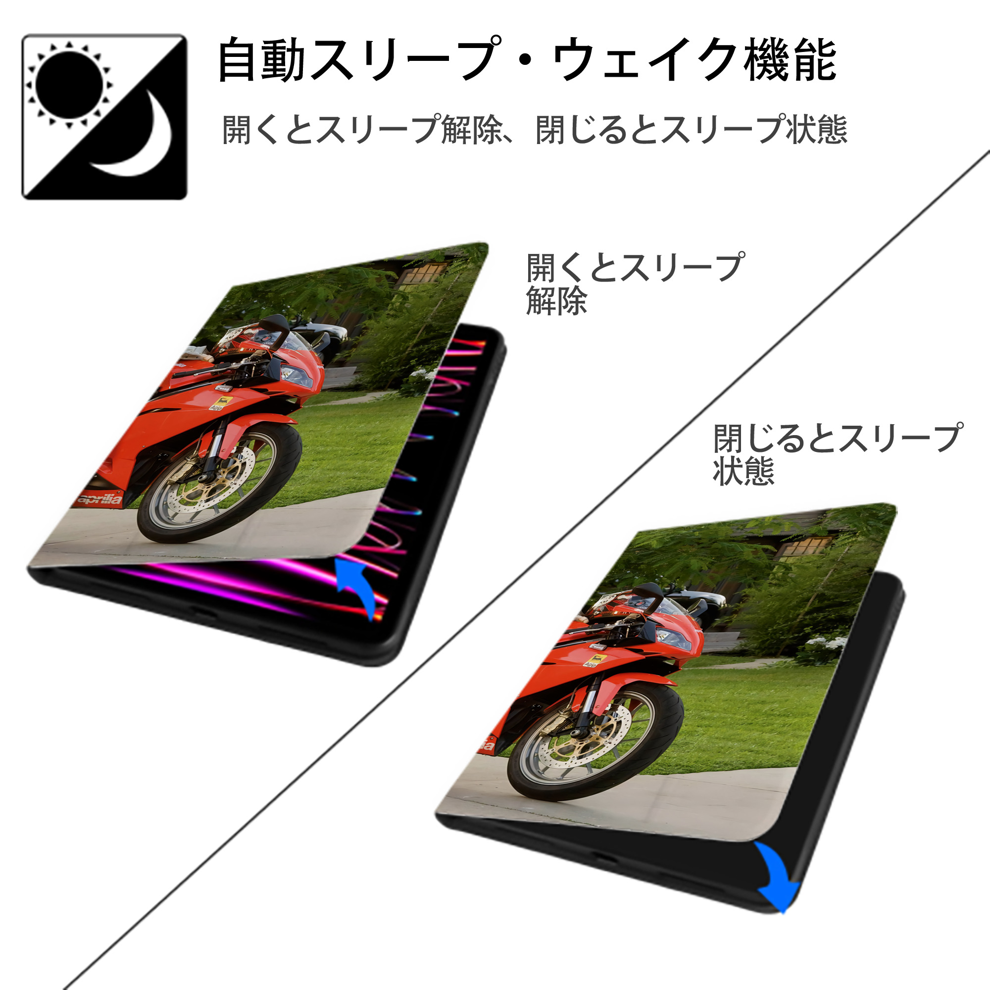 Transformers トランスフォーマー IPadケース ペンホルダー付き ブックスタイルデザイン