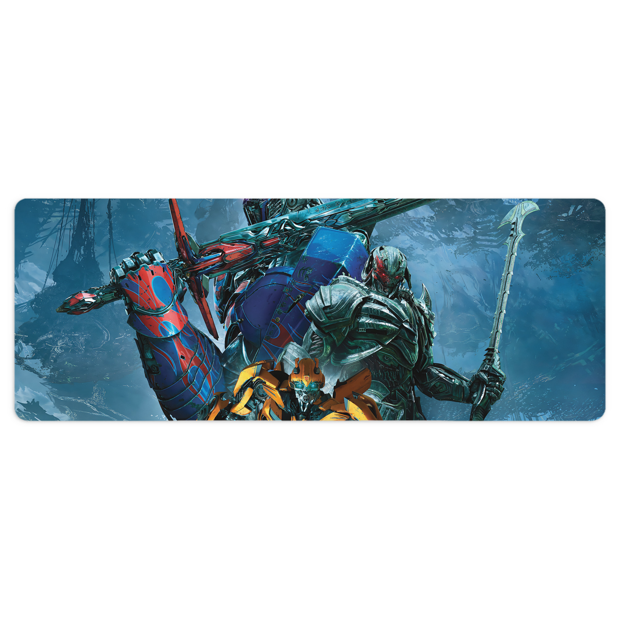 （画像用） Transformers トランスフォーマー ステッチ加工 大判デスクマット／滑り止めマウスパッド