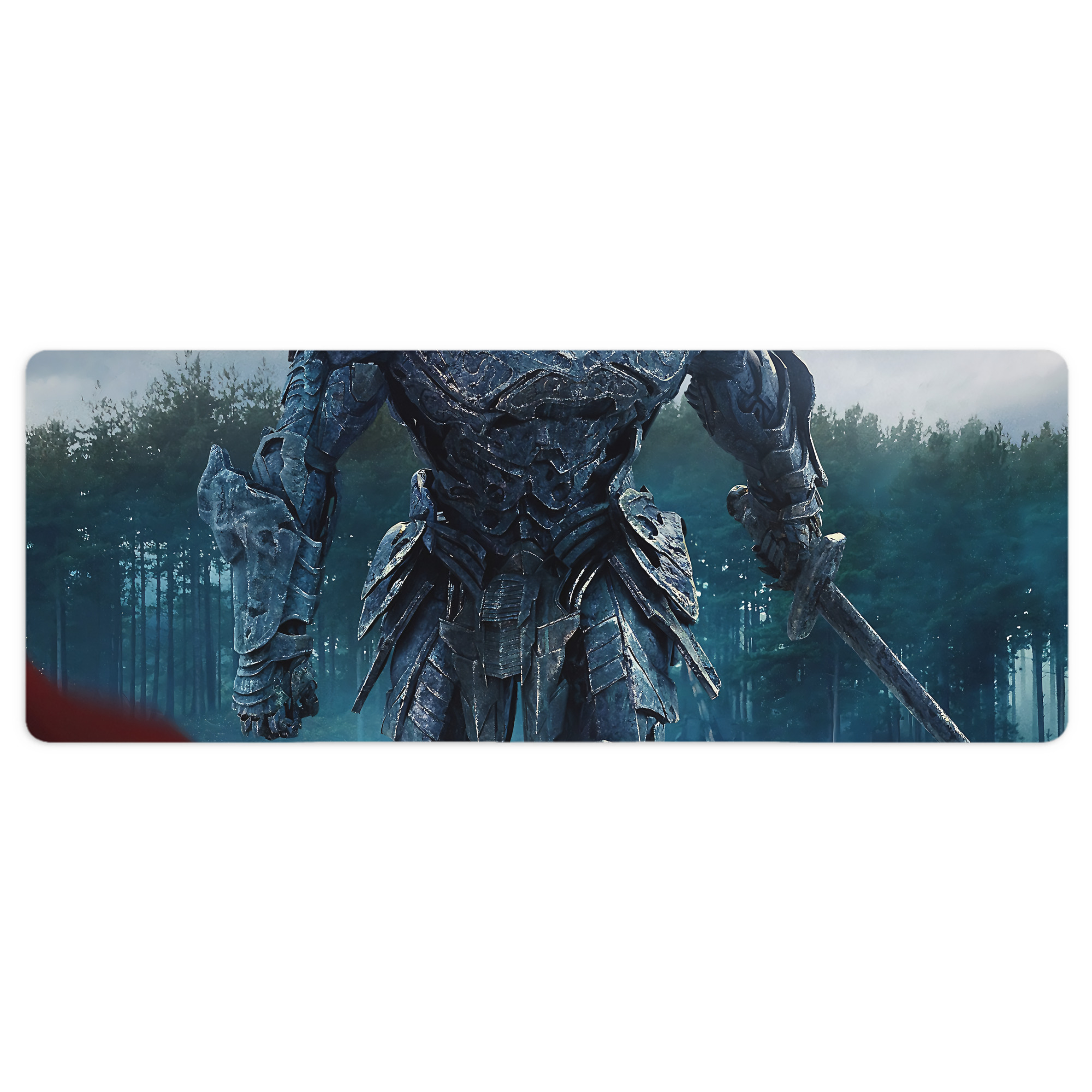 （画像用） Transformers トランスフォーマー ステッチ加工 大判デスクマット／滑り止めマウスパッド