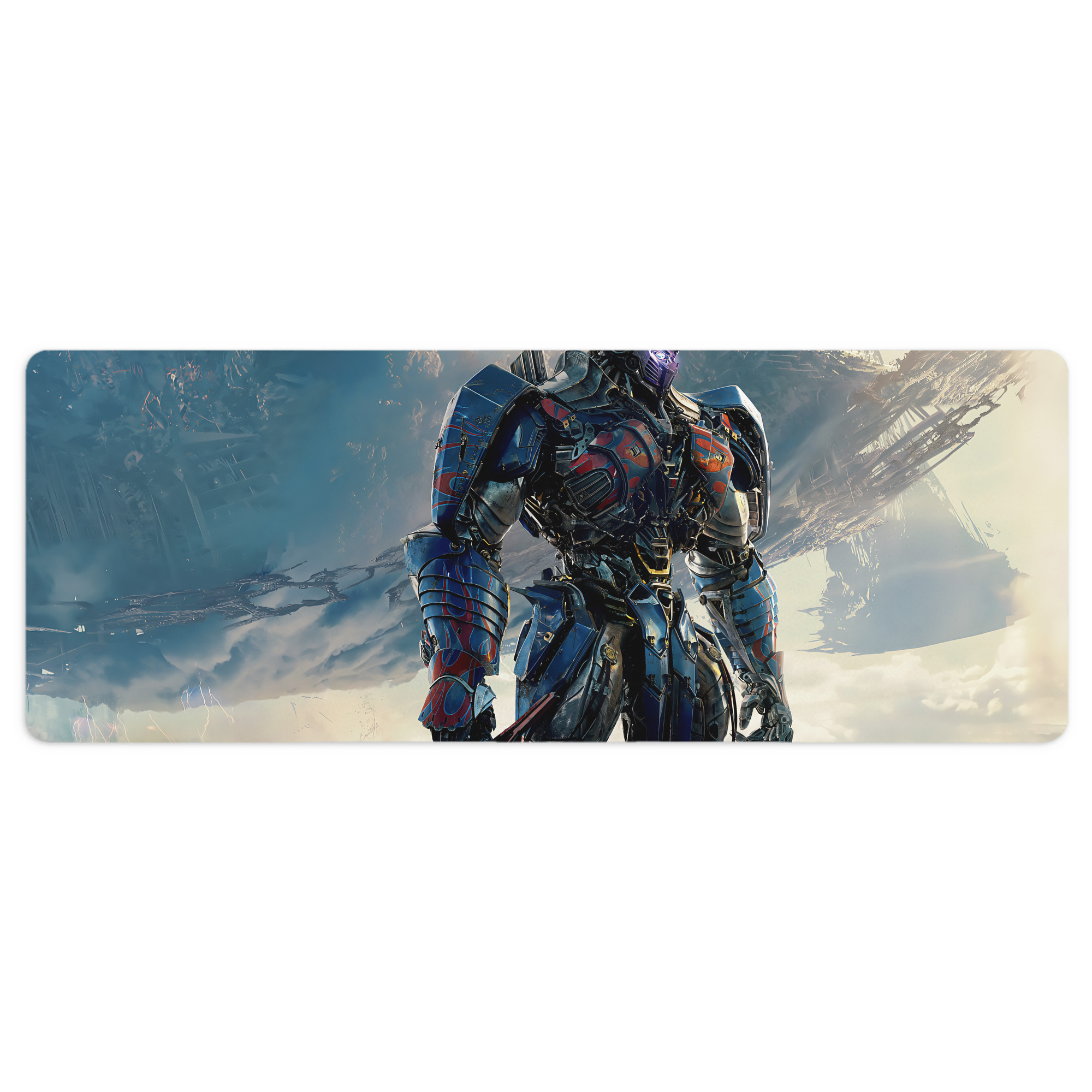 （画像用） Transformers トランスフォーマー ステッチ加工 大判デスクマット／滑り止めマウスパッド