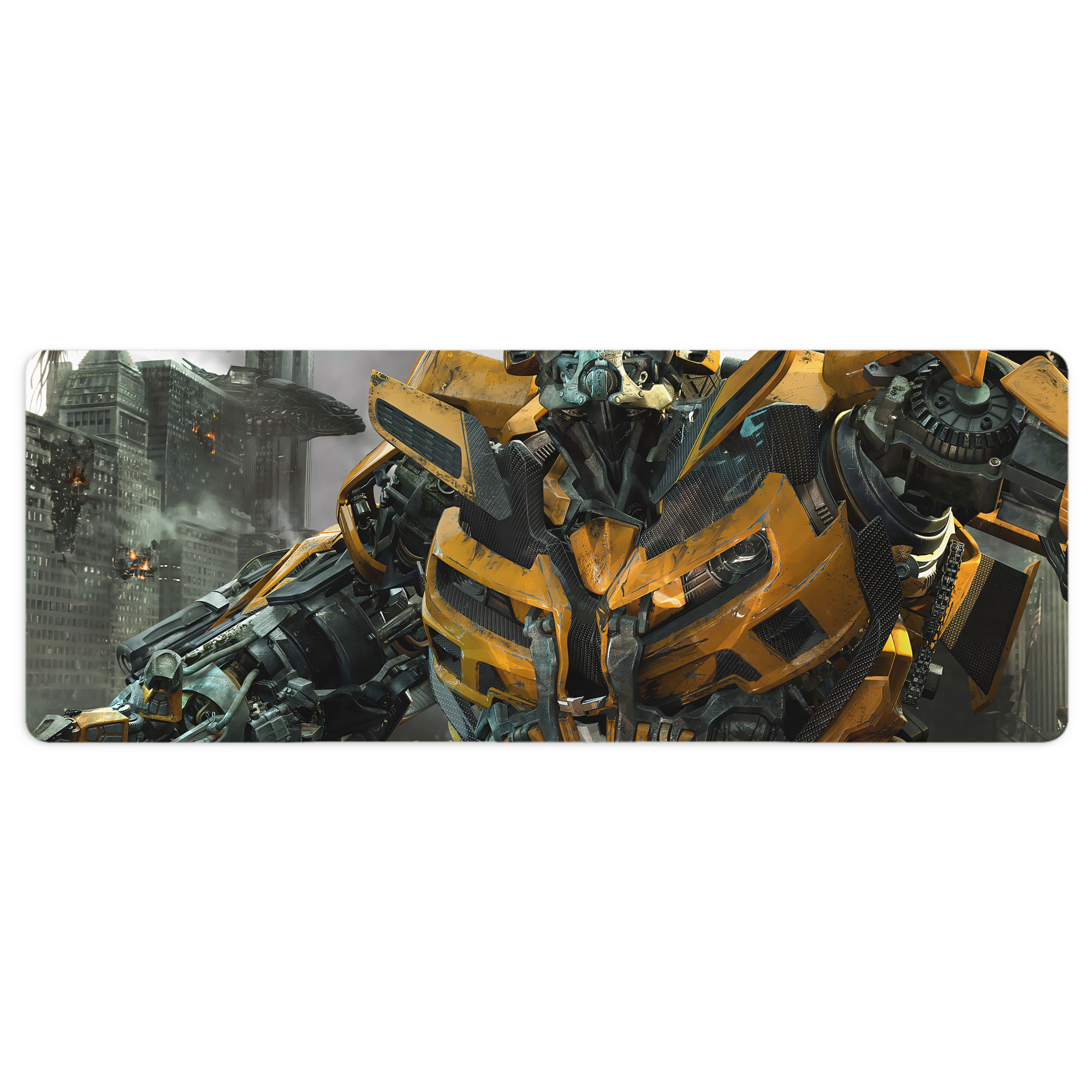 （画像用） Transformers トランスフォーマー ステッチ加工 大判デスクマット／滑り止めマウスパッド