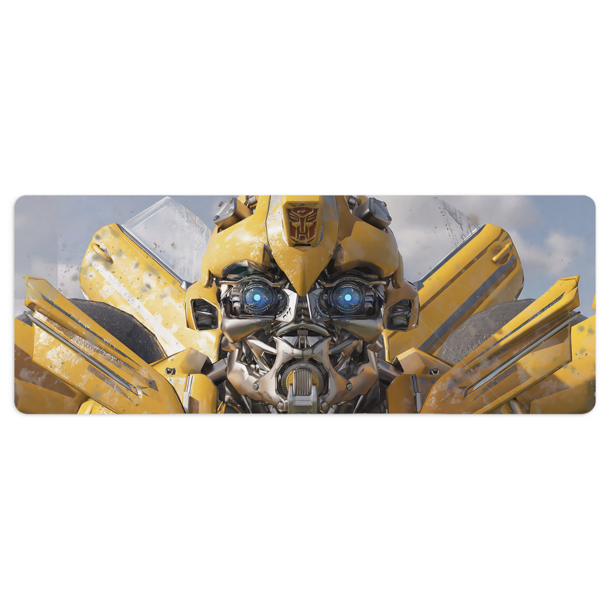 （画像用） Transformers トランスフォーマー ステッチ加工 大判デスクマット／滑り止めマウスパッド