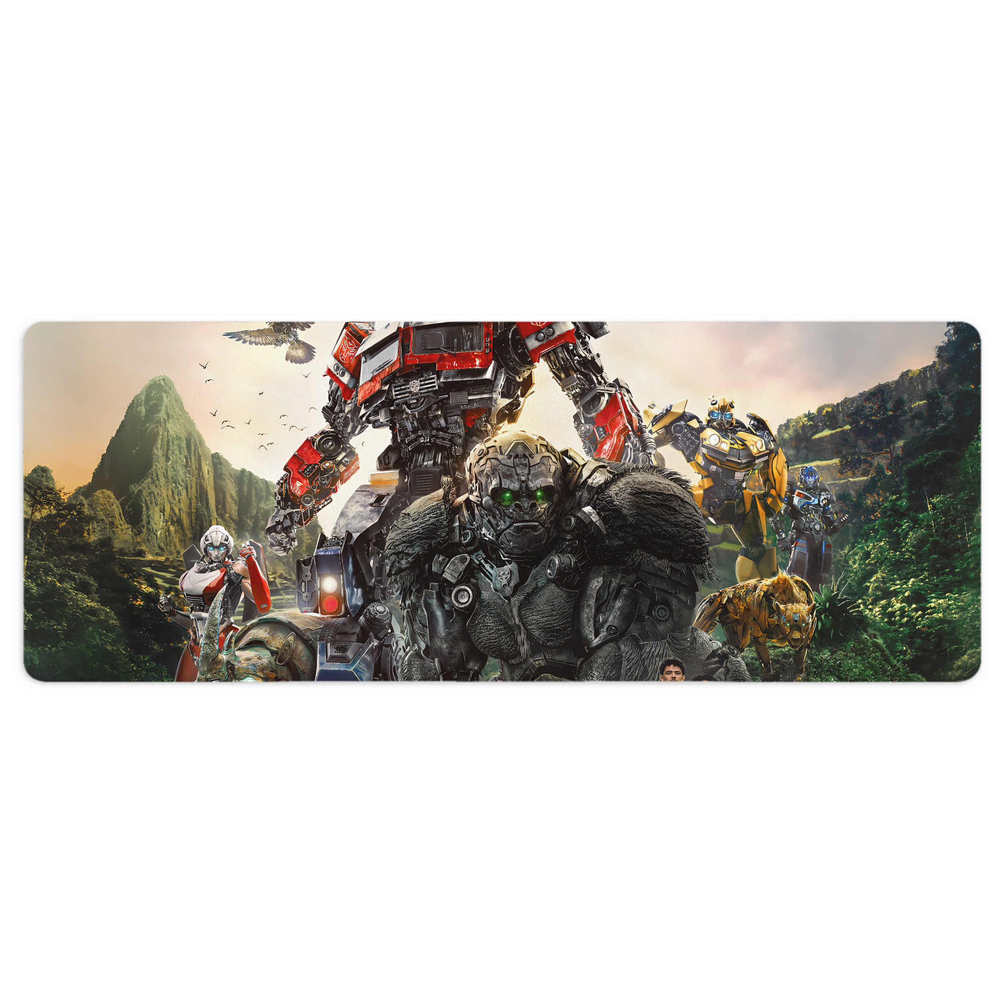 （画像用） Transformers トランスフォーマー ステッチ加工 大判デスクマット／滑り止めマウスパッド