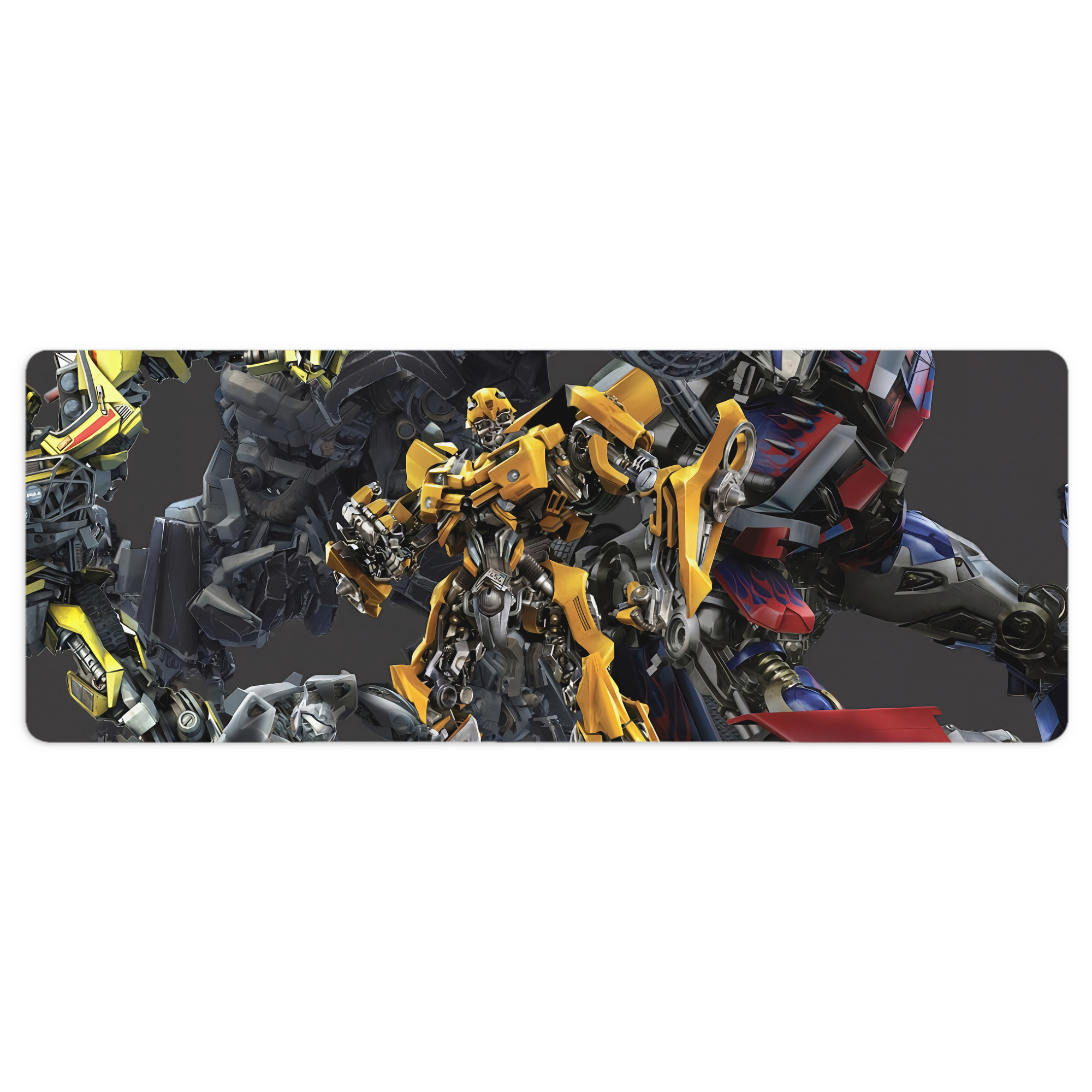 （画像用） Transformers トランスフォーマー ステッチ加工 大判デスクマット／滑り止めマウスパッド