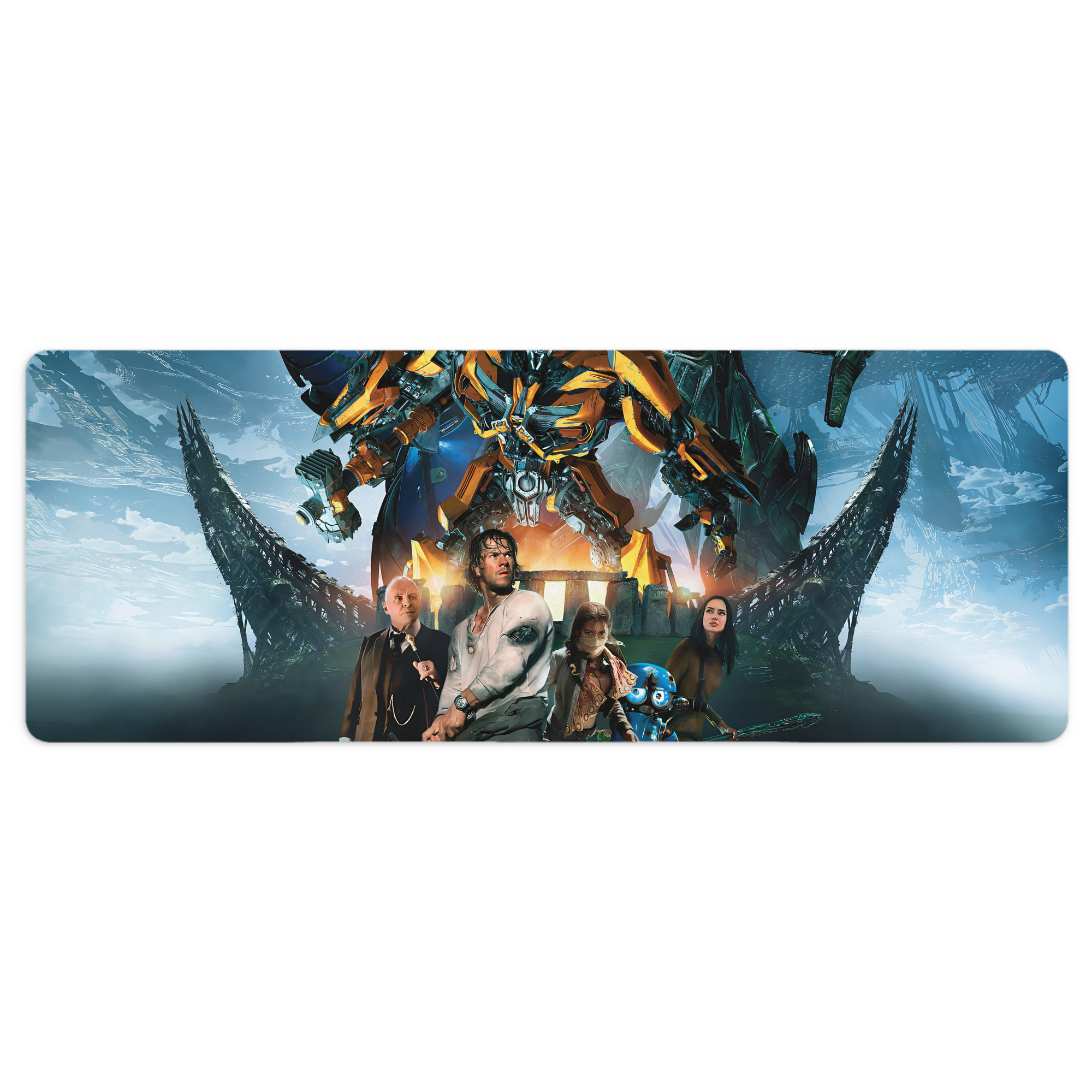 （画像用） Transformers トランスフォーマー ステッチ加工 大判デスクマット／滑り止めマウスパッド