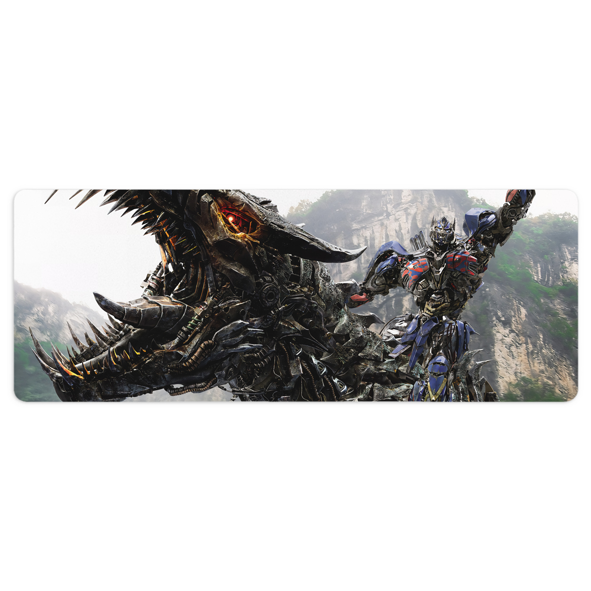 （画像用） Transformers トランスフォーマー ステッチ加工 大判デスクマット／滑り止めマウスパッド