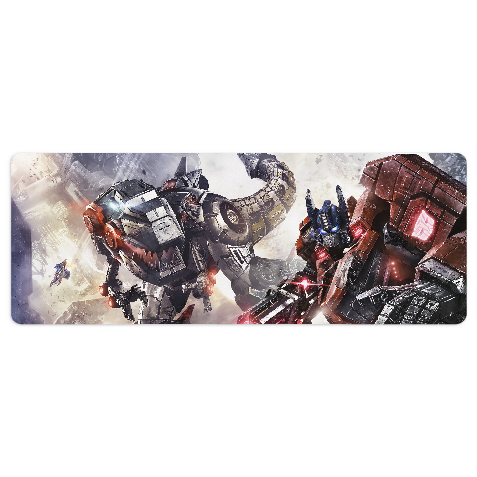 （画像用） Transformers トランスフォーマー ステッチ加工 大判デスクマット／滑り止めマウスパッド