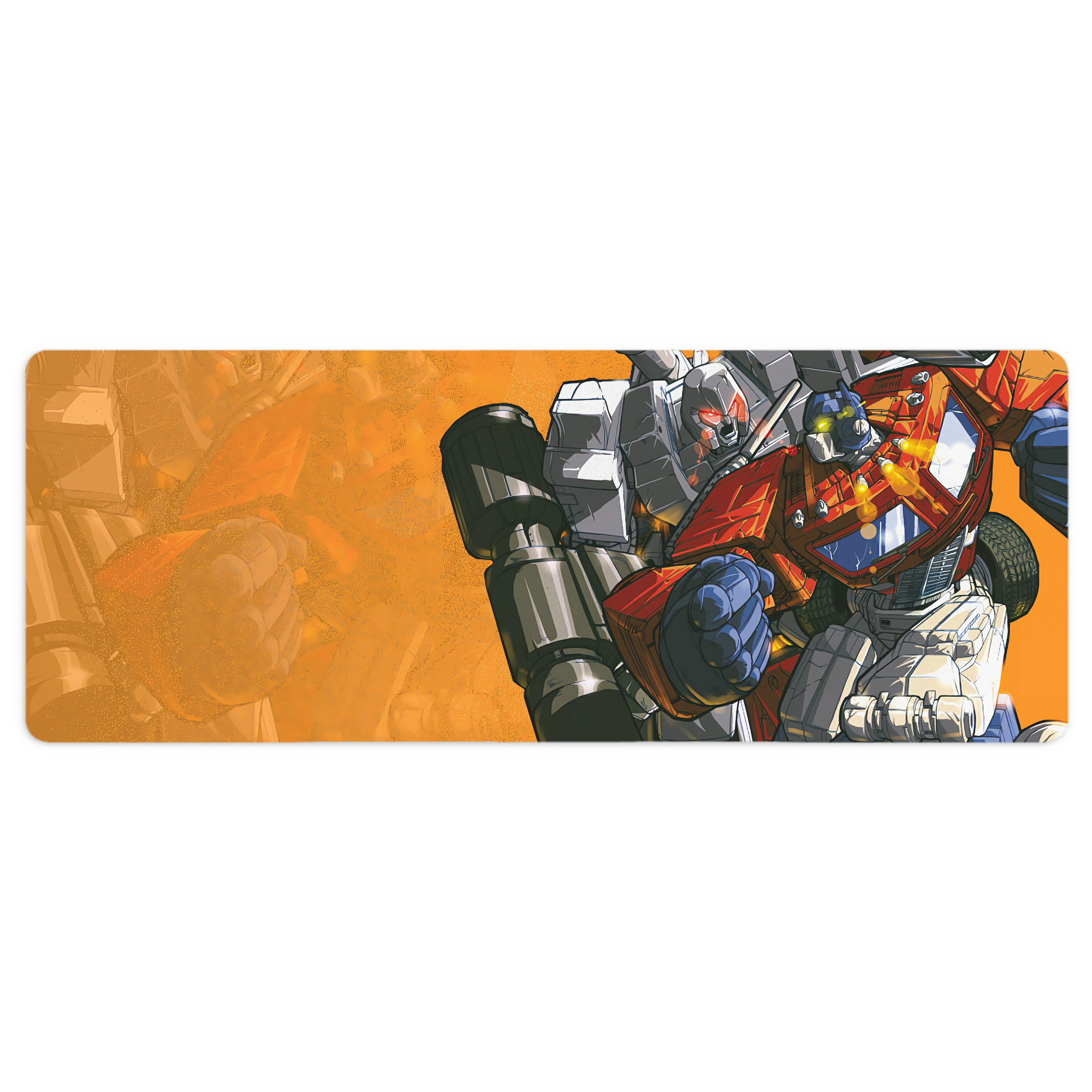 （画像用） Transformers トランスフォーマー ステッチ加工 大判デスクマット／滑り止めマウスパッド
