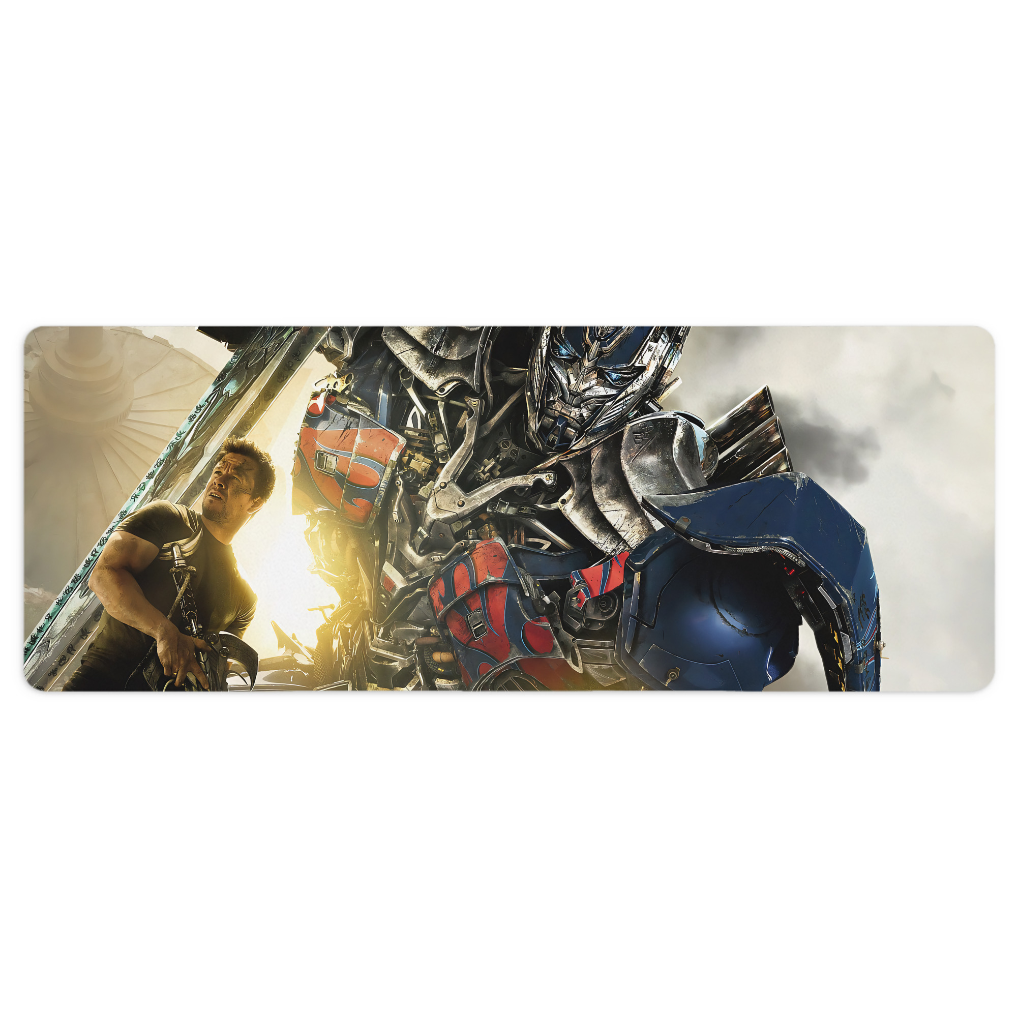 （画像用） Transformers トランスフォーマー ステッチ加工 大判デスクマット／滑り止めマウスパッド