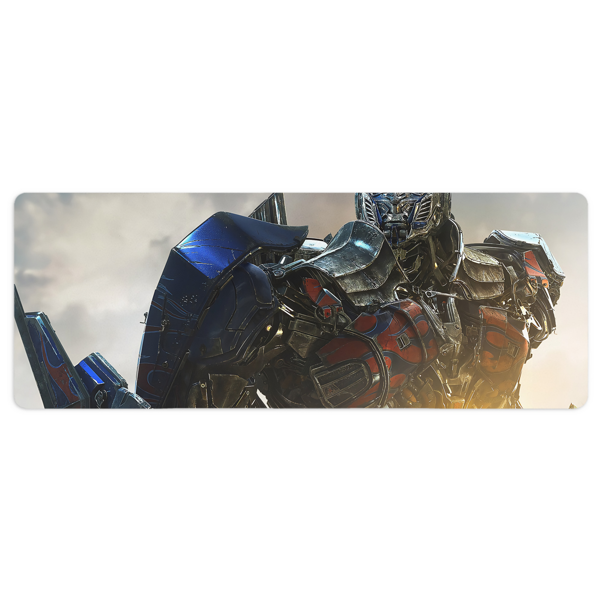 （画像用） Transformers トランスフォーマー ステッチ加工 大判デスクマット／滑り止めマウスパッド