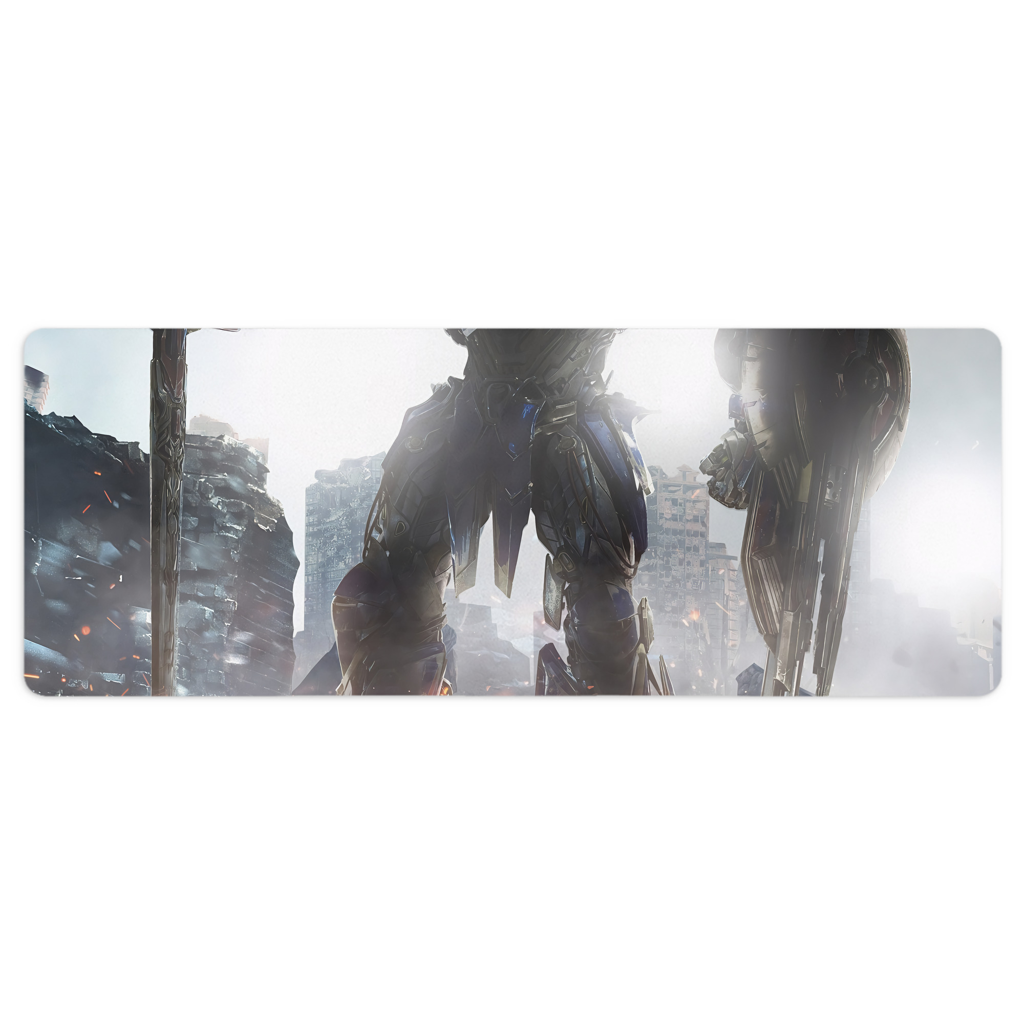 （画像用） Transformers トランスフォーマー ステッチ加工 大判デスクマット／滑り止めマウスパッド