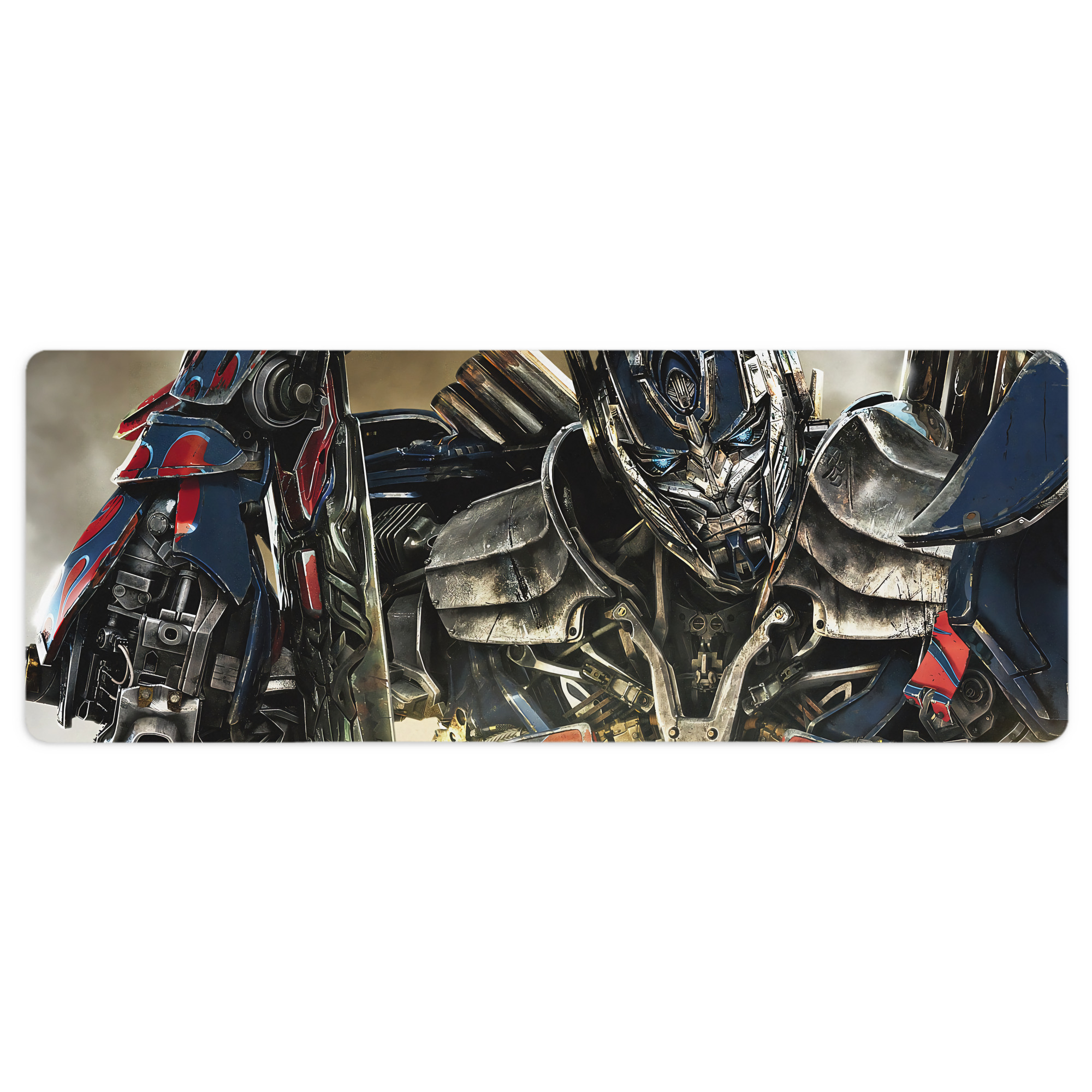 （画像用） Transformers トランスフォーマー ステッチ加工 大判デスクマット／滑り止めマウスパッド
