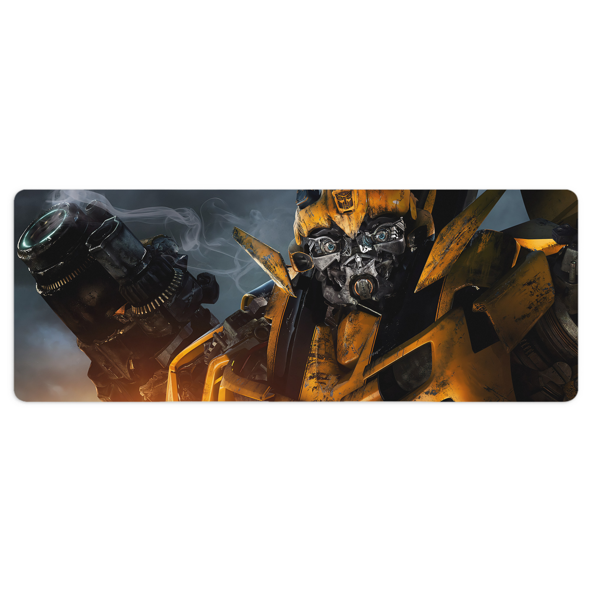 （画像用） Transformers トランスフォーマー ステッチ加工 大判デスクマット／滑り止めマウスパッド
