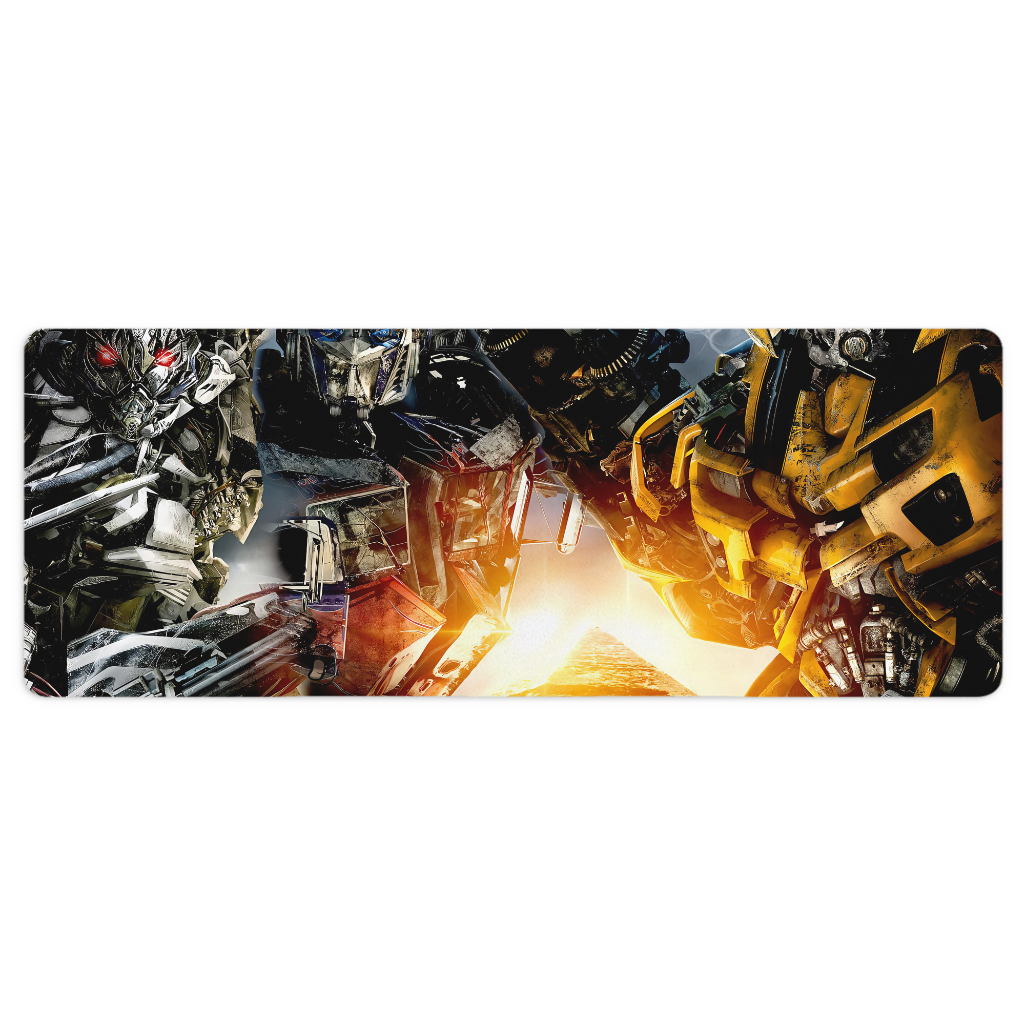（画像用） Transformers トランスフォーマー ステッチ加工 大判デスクマット／滑り止めマウスパッド