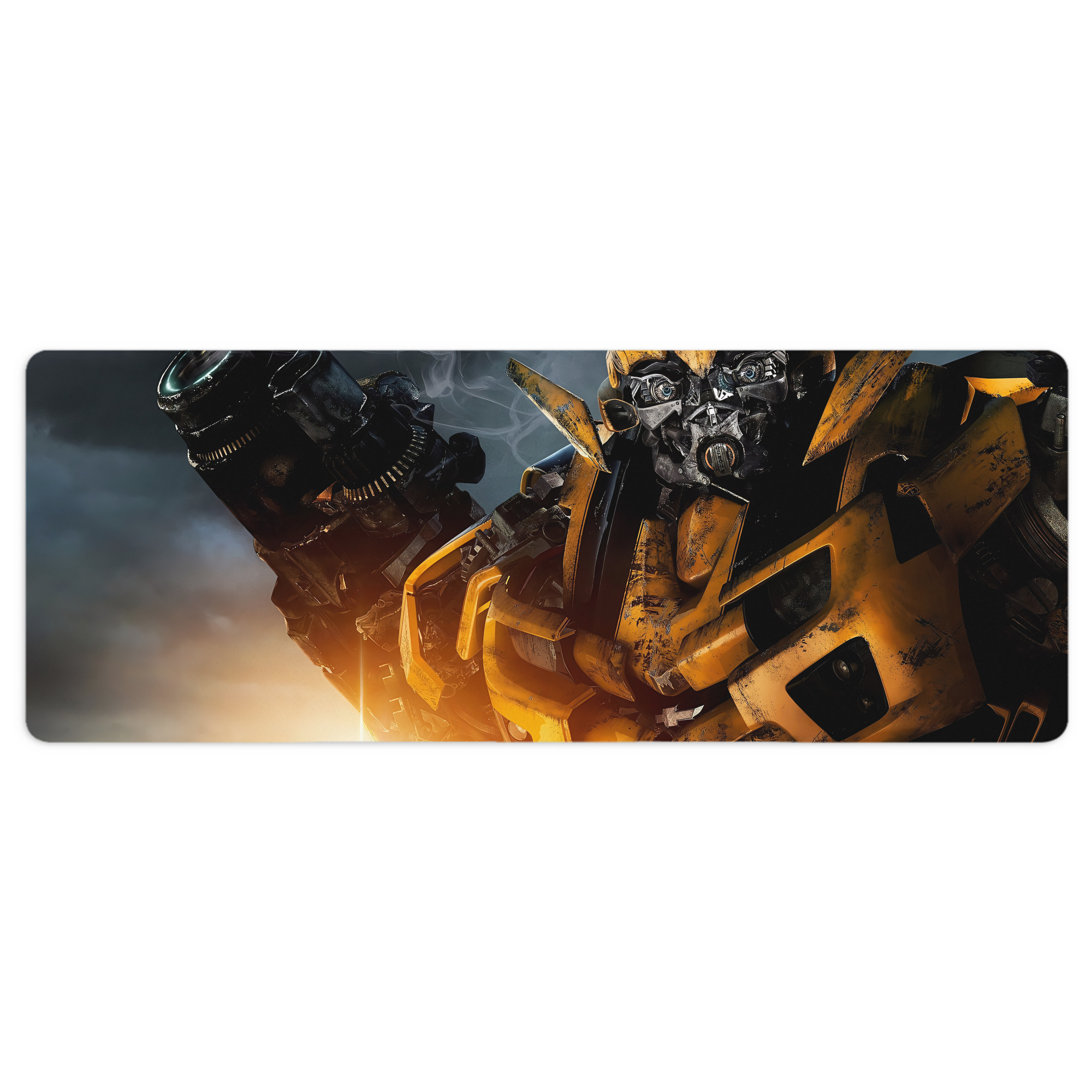 （画像用） Transformers トランスフォーマー ステッチ加工 大判デスクマット／滑り止めマウスパッド