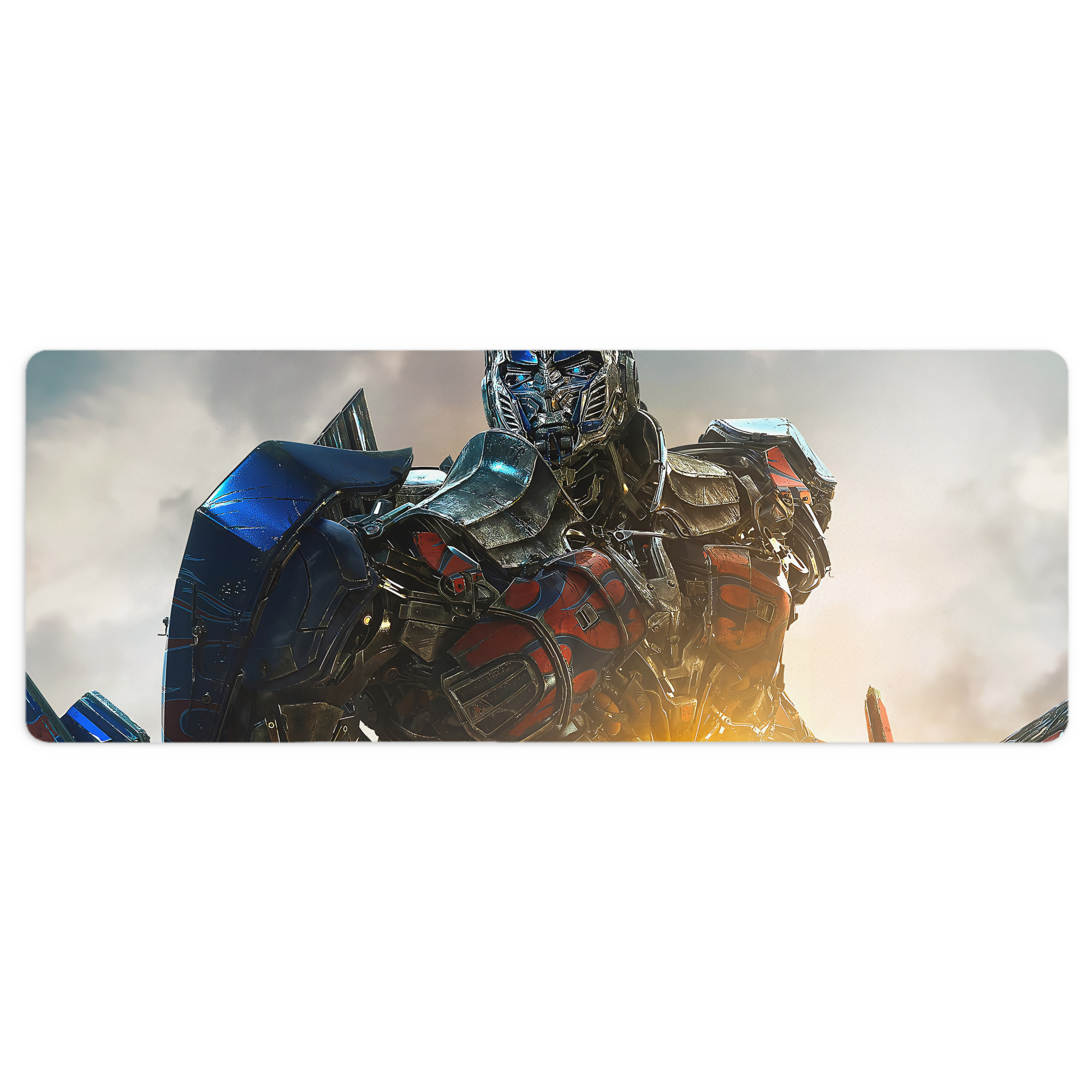 （画像用） Transformers トランスフォーマー ステッチ加工 大判デスクマット／滑り止めマウスパッド
