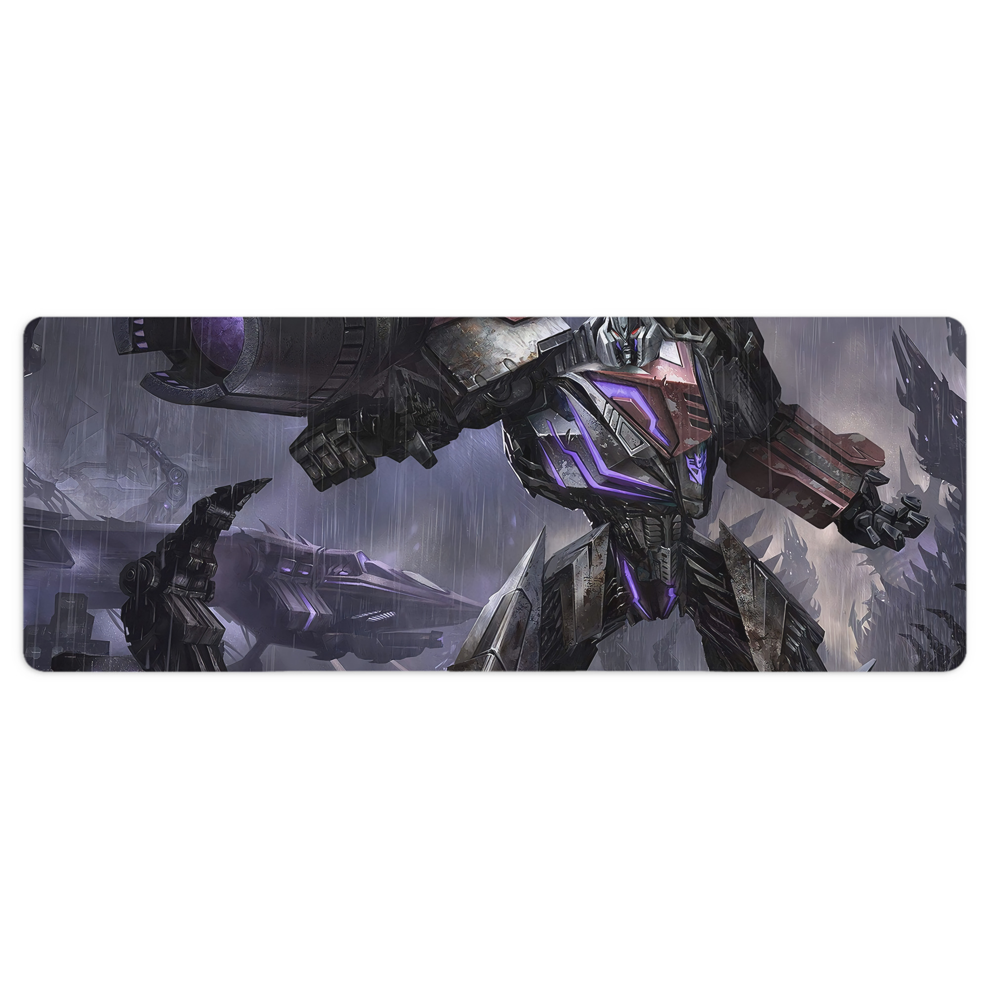 （画像用） Transformers トランスフォーマー ステッチ加工 大判デスクマット／滑り止めマウスパッド