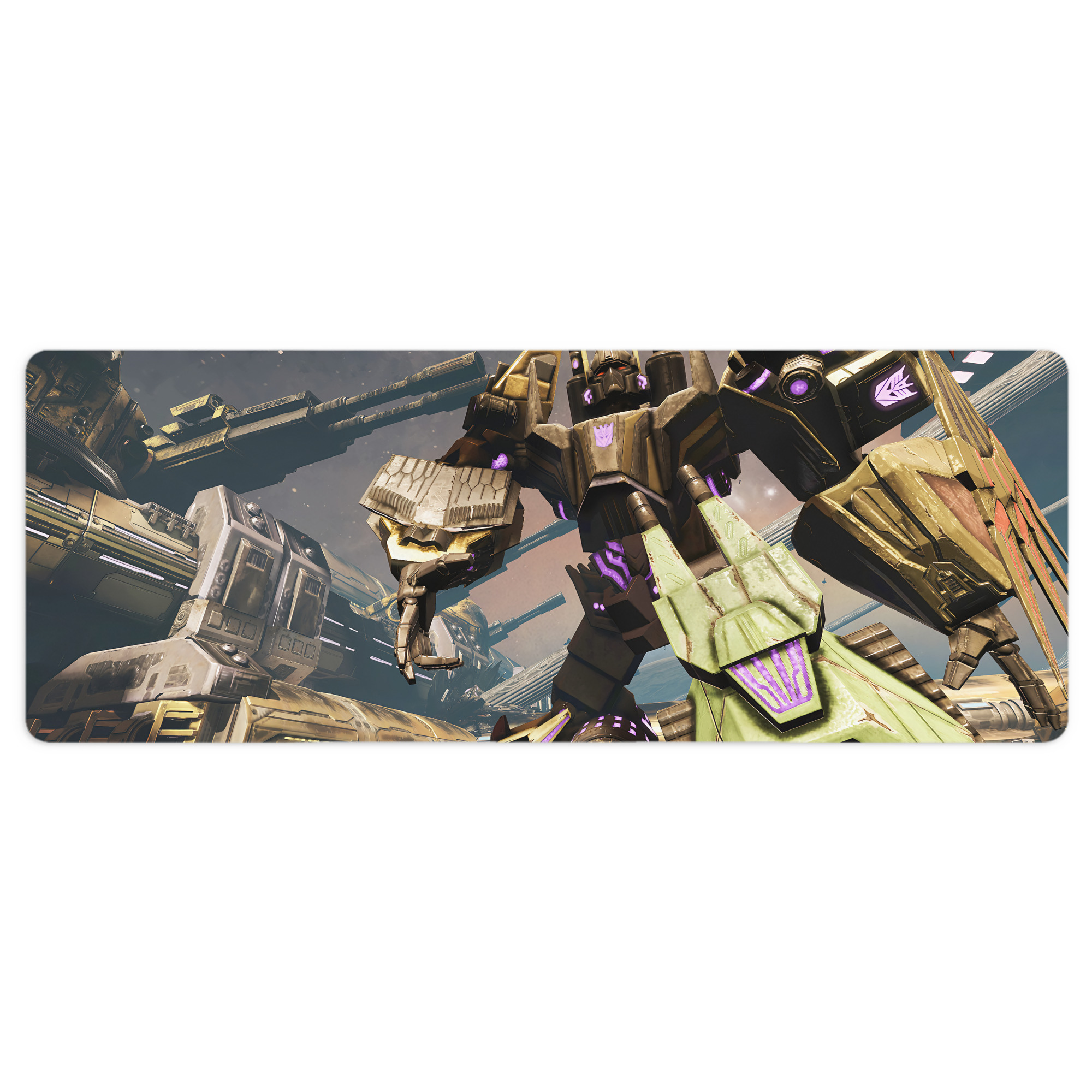 （画像用） Transformers トランスフォーマー ステッチ加工 大判デスクマット／滑り止めマウスパッド