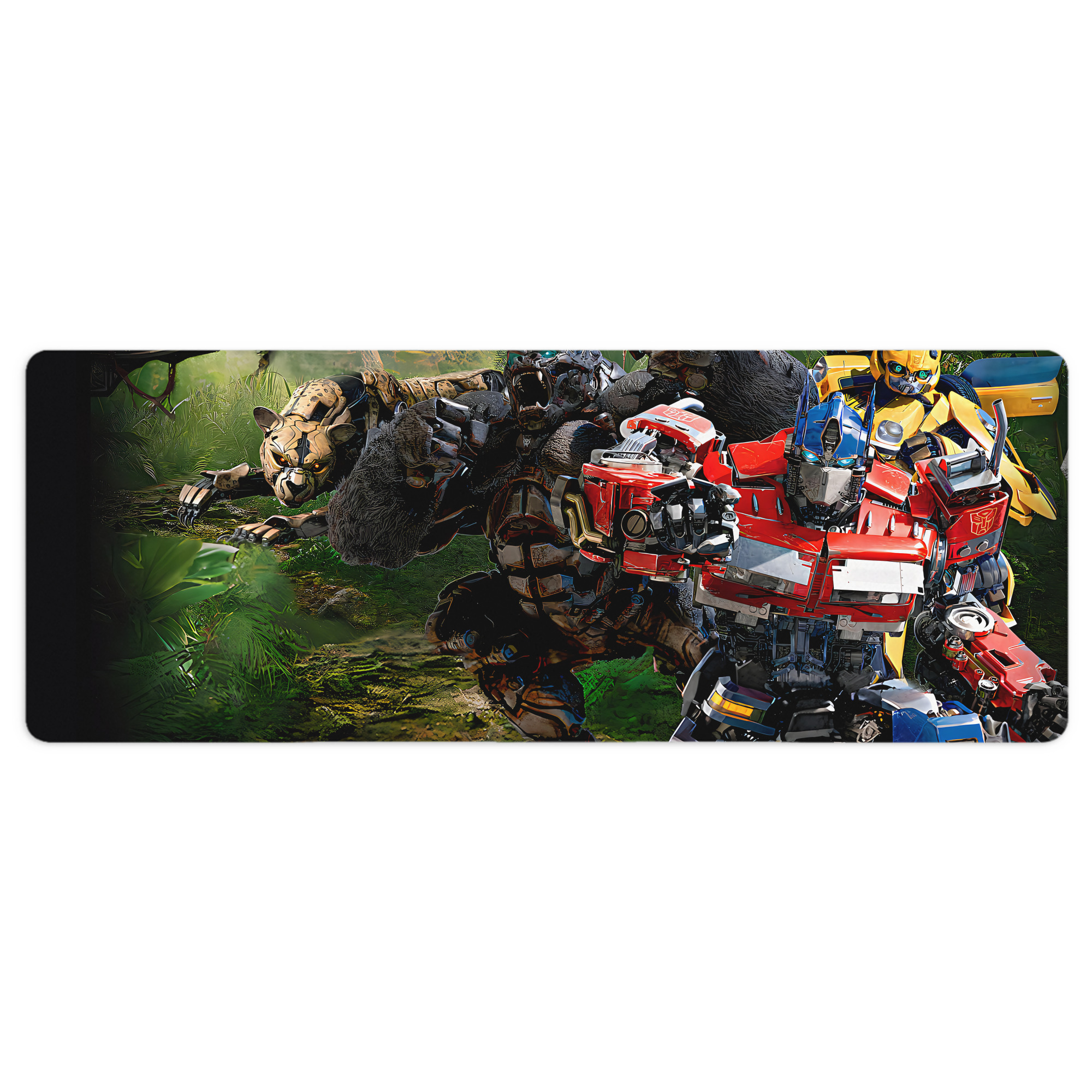 （画像用） Transformers トランスフォーマー ステッチ加工 大判デスクマット／滑り止めマウスパッド