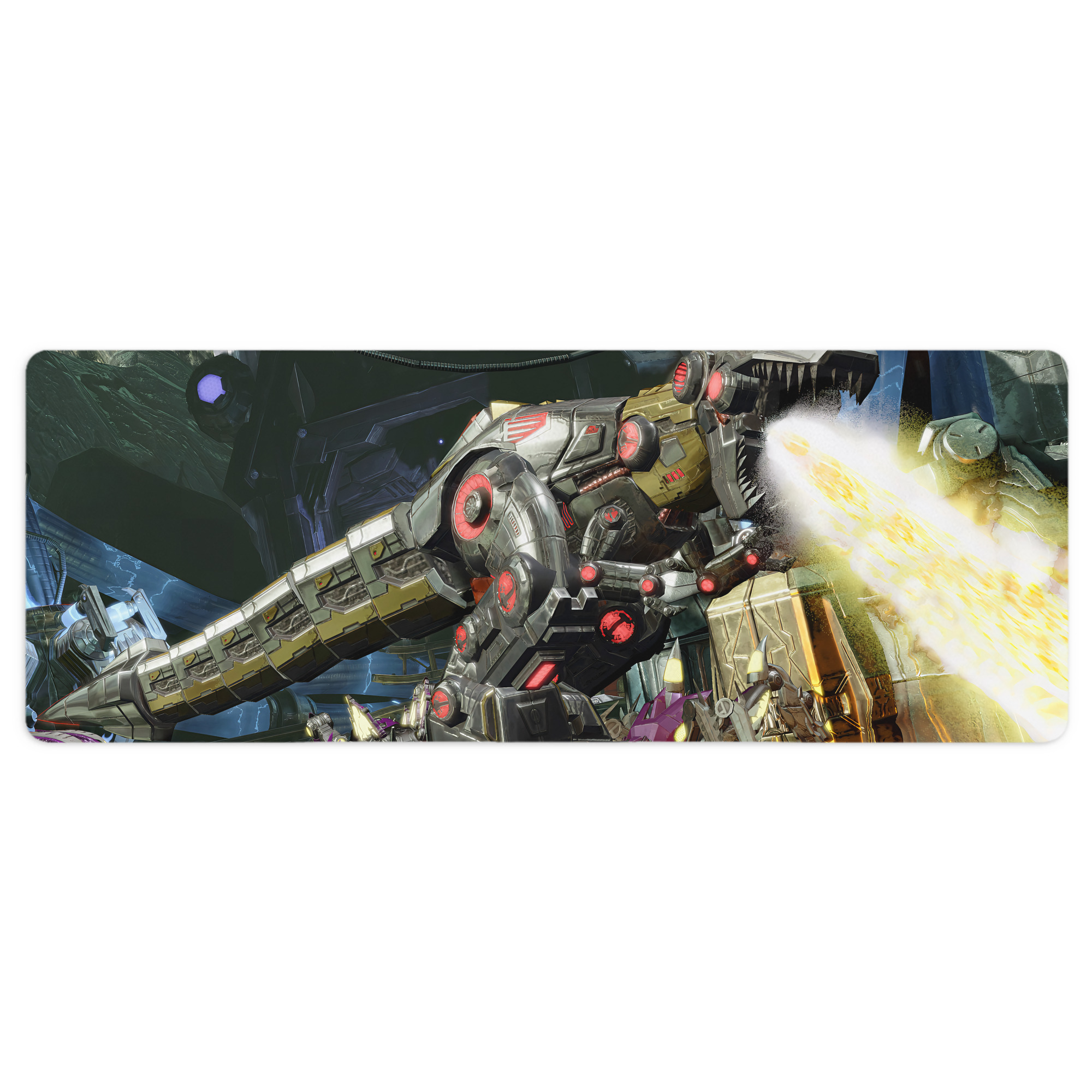 （画像用） Transformers トランスフォーマー ステッチ加工 大判デスクマット／滑り止めマウスパッド