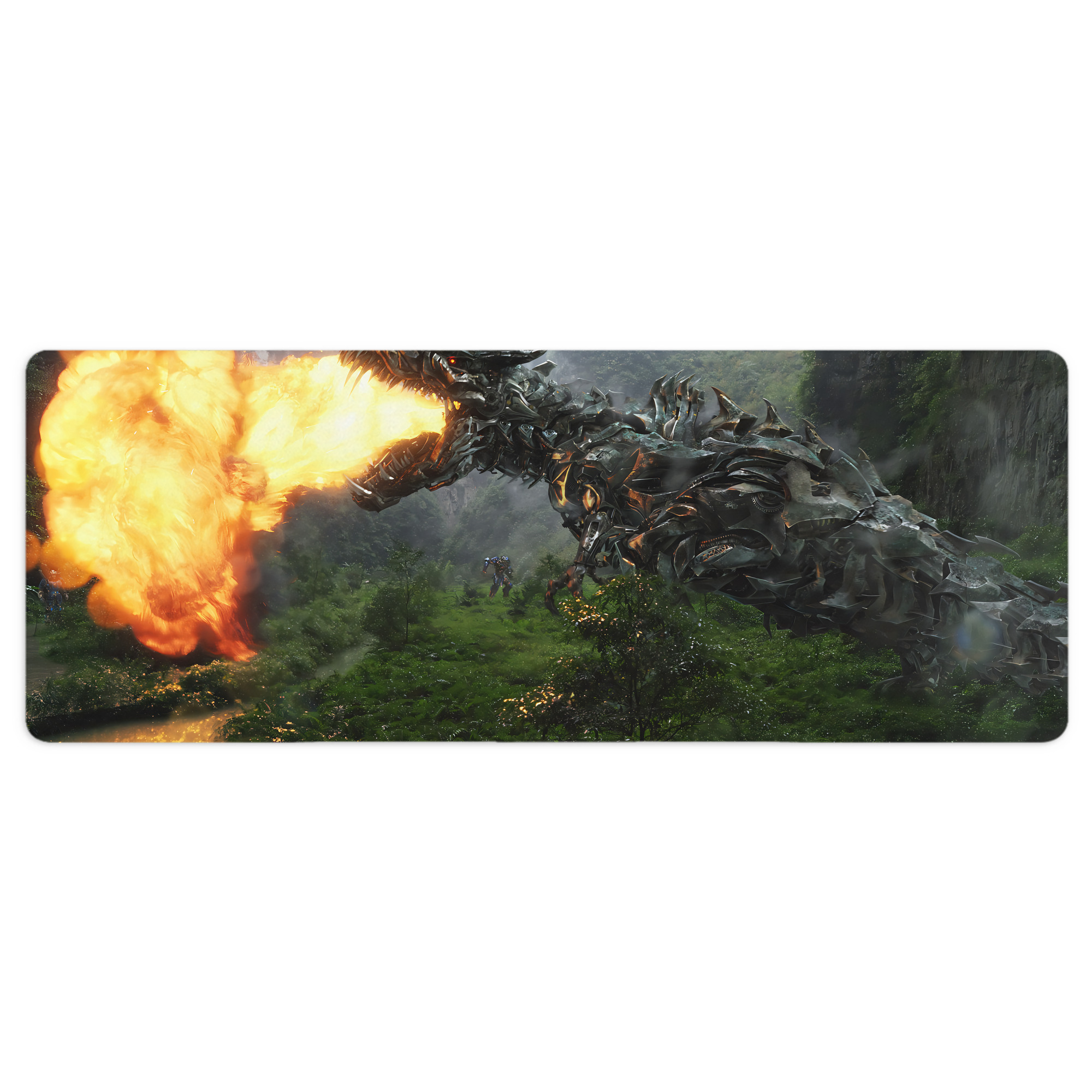 （画像用） Transformers トランスフォーマー ステッチ加工 大判デスクマット／滑り止めマウスパッド