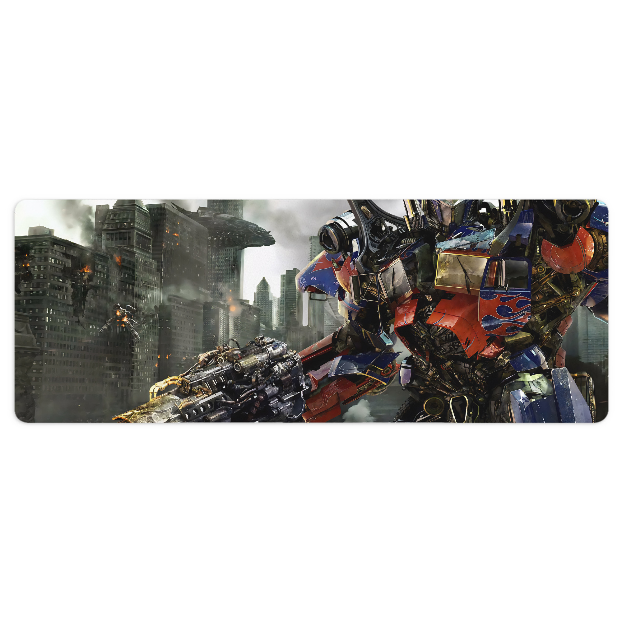（画像用） Transformers トランスフォーマー ステッチ加工 大判デスクマット／滑り止めマウスパッド