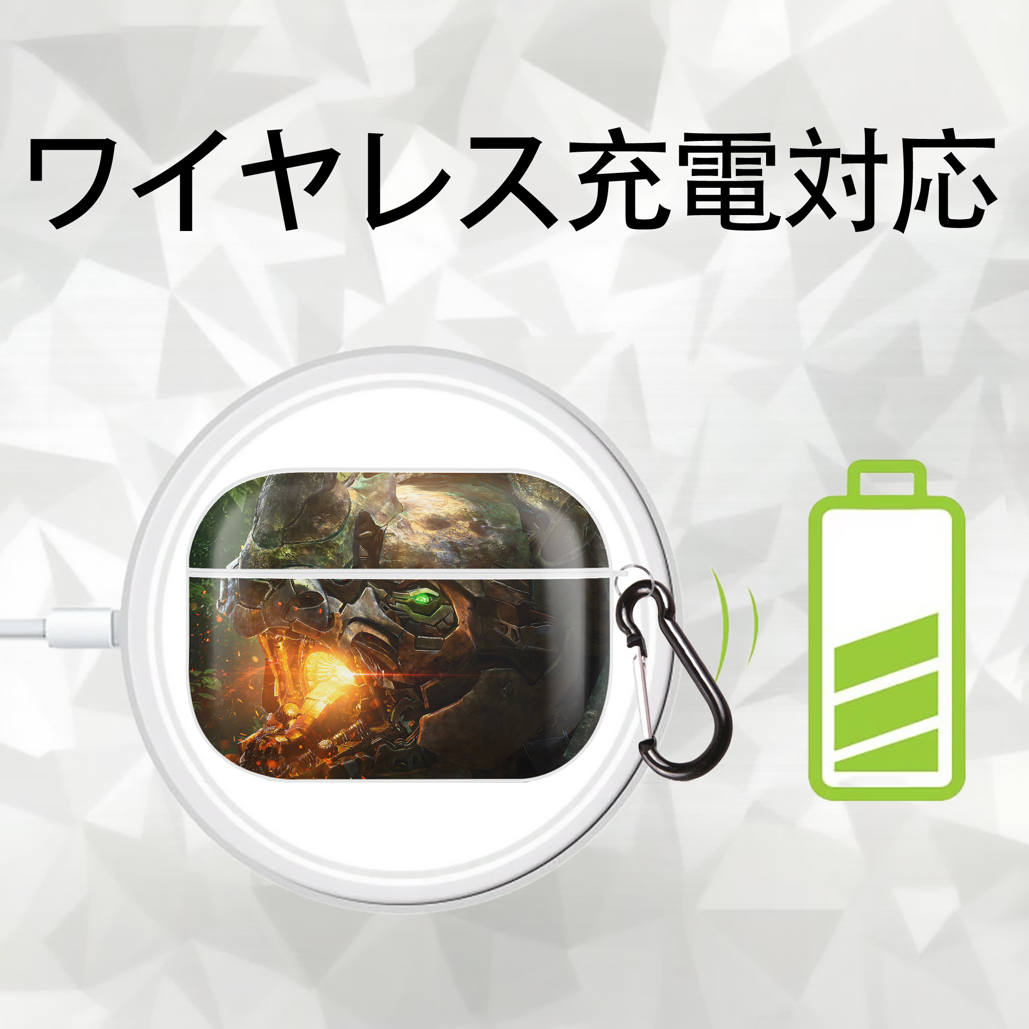 Transformers トランスフォーマー 【AirPods Pro用】ハードシェル保護ケース 耐衝撃・防指紋・カラビナ付き商品仕様