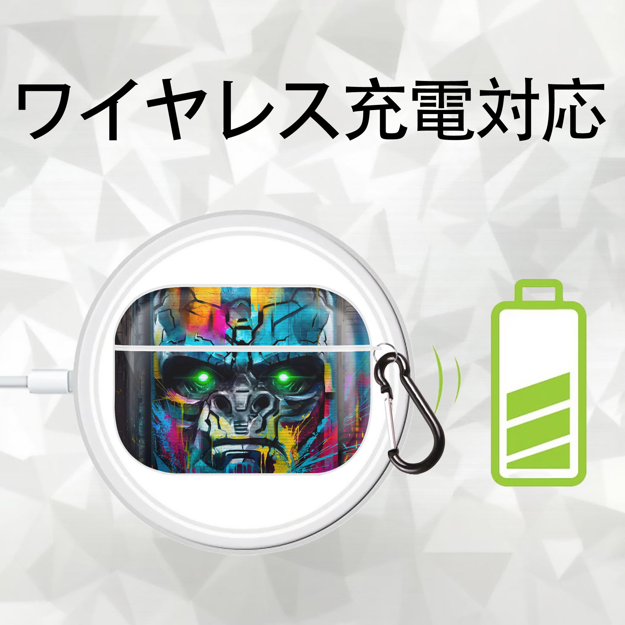 Transformers トランスフォーマー 【AirPods Pro用】ハードシェル保護ケース 耐衝撃・防指紋・カラビナ付き商品仕様