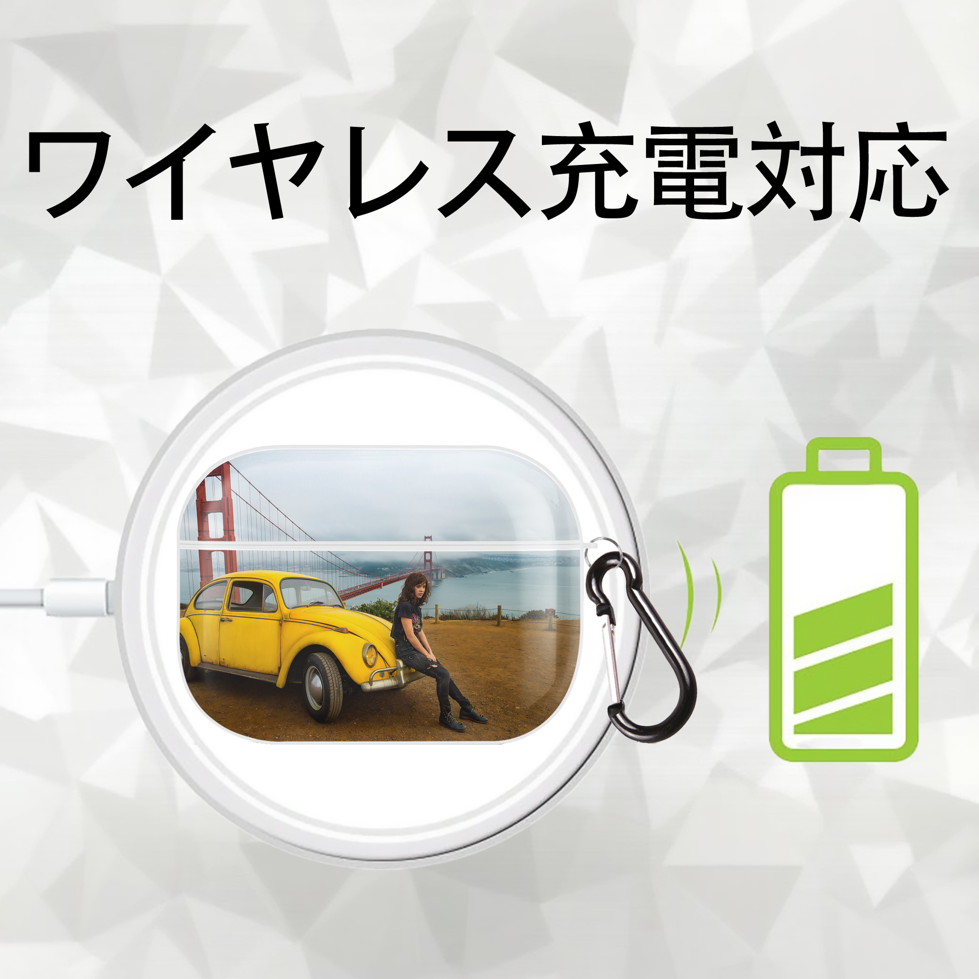 Transformers トランスフォーマー 【AirPods Pro用】ハードシェル保護ケース 耐衝撃・防指紋・カラビナ付き商品仕様