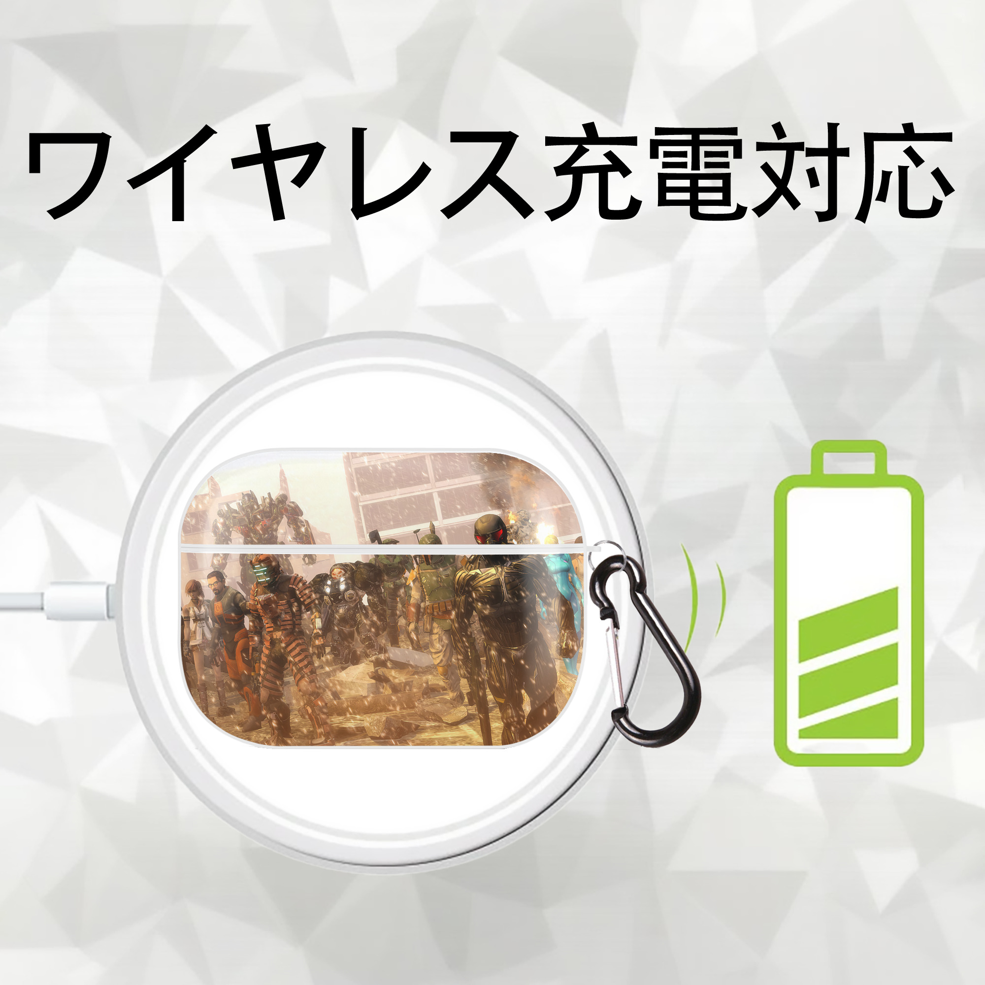 Transformers トランスフォーマー 【AirPods Pro用】ハードシェル保護ケース 耐衝撃・防指紋・カラビナ付き商品仕様