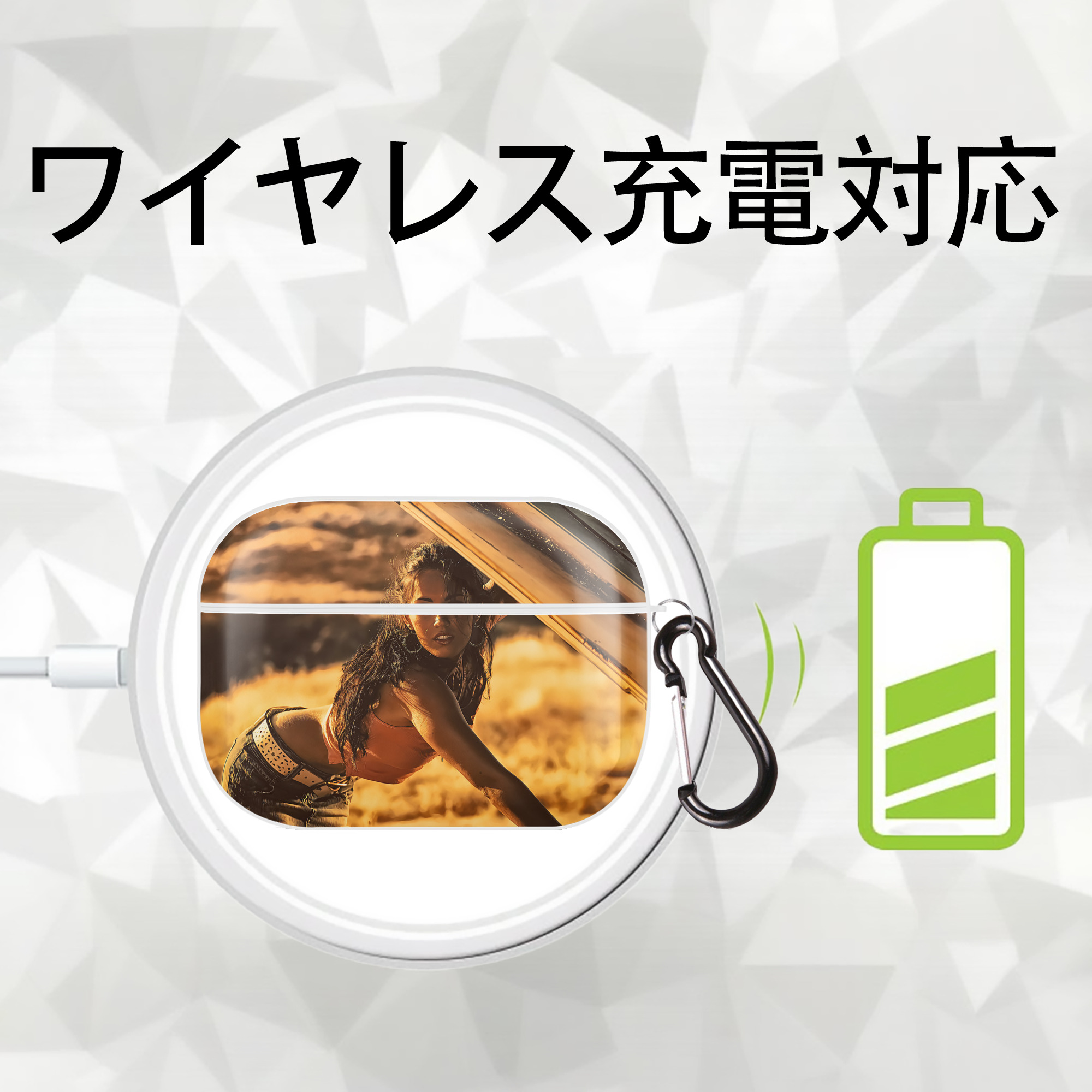 Transformers トランスフォーマー 【AirPods Pro用】ハードシェル保護ケース 耐衝撃・防指紋・カラビナ付き商品仕様