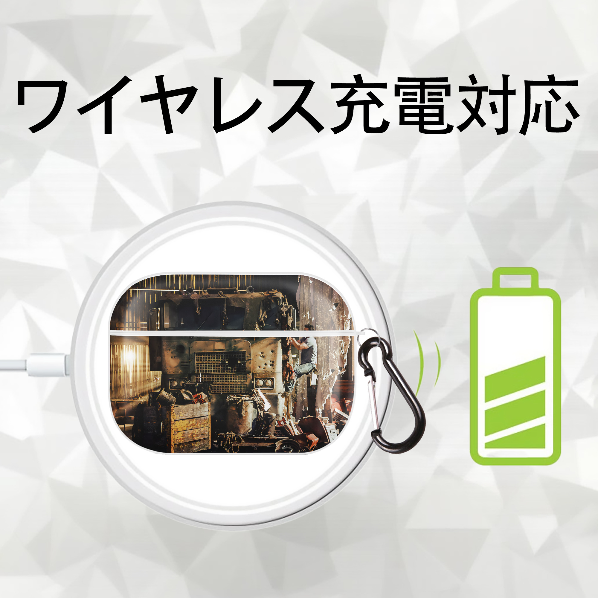 Transformers トランスフォーマー 【AirPods Pro用】ハードシェル保護ケース 耐衝撃・防指紋・カラビナ付き商品仕様